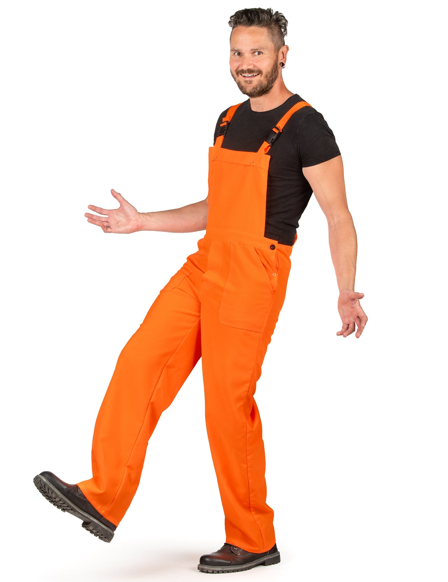 Fluo Възрастен оранжев комбиниран костюм