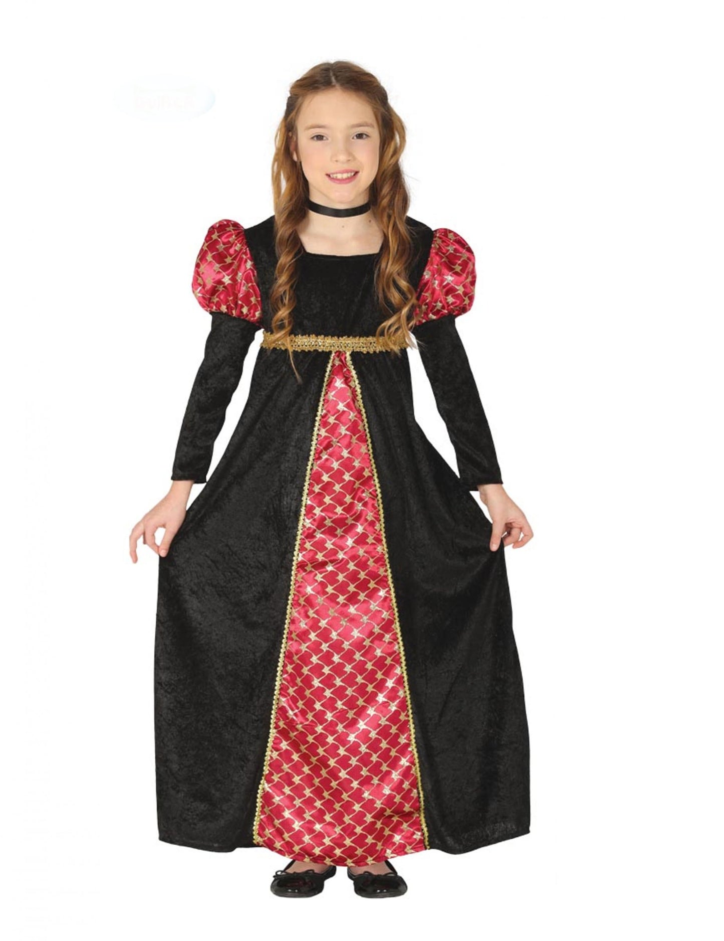 Черно и червено момиче дамско момиче