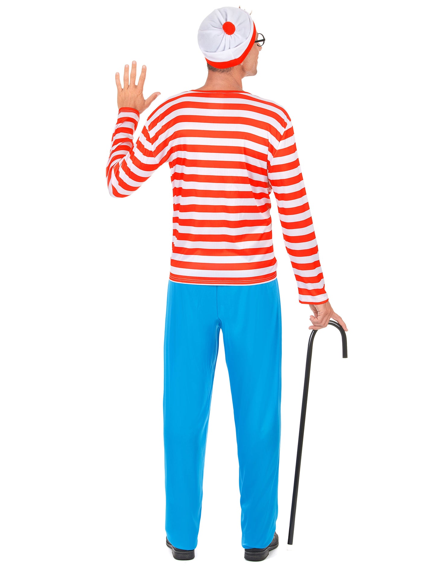 Мъжки раиран костюм на туристически