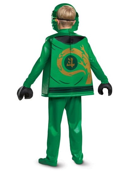 Vue de dos du déguisement deluxe Lloyd Ninjago LEGO