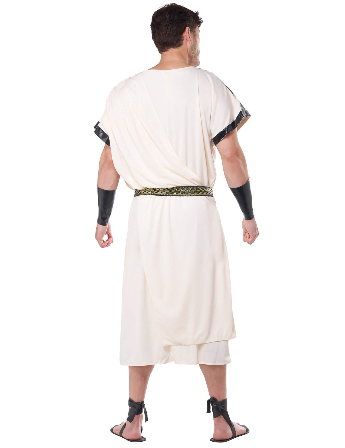 Vue de dos du déguisement de dieu grec pour homme