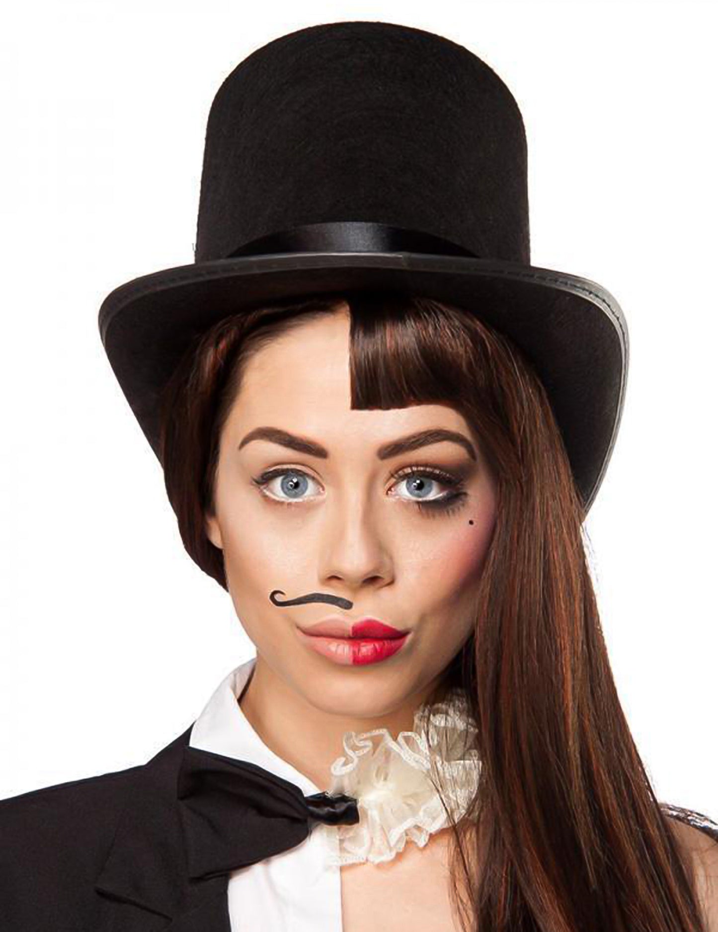 Двойна двойна игра двойна и бяла луксозна маскировка за възрастни