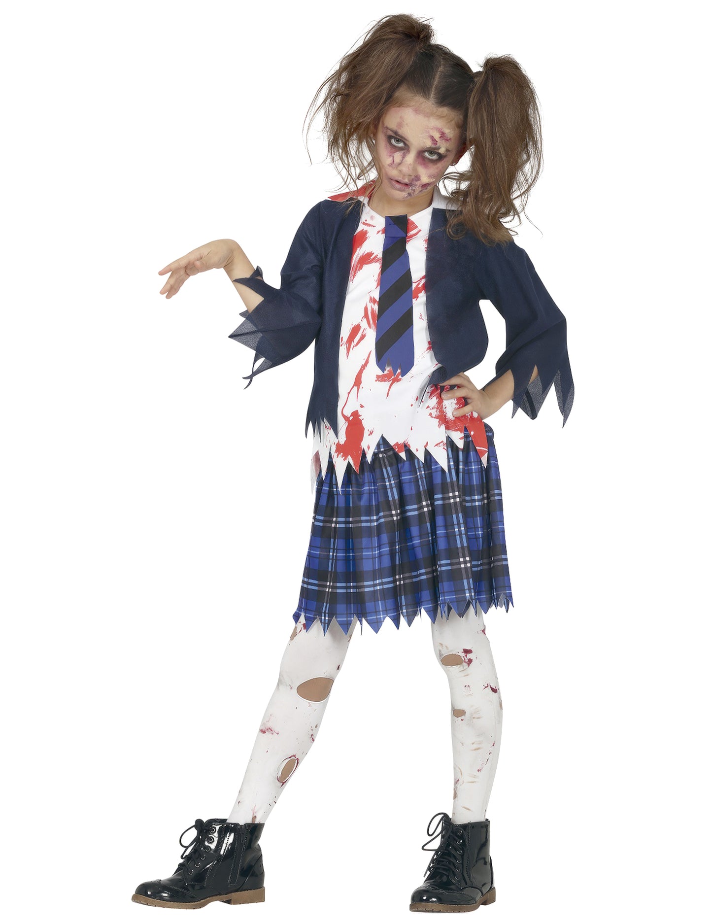 Момиче от синя зомбита прикриване