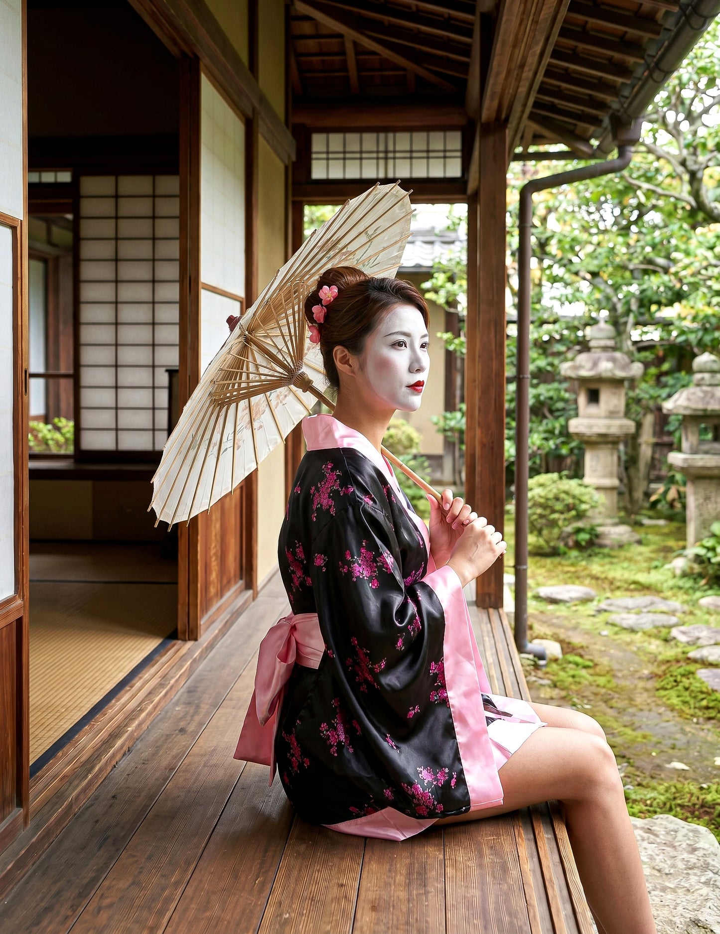 Секси жена Geisha костюм