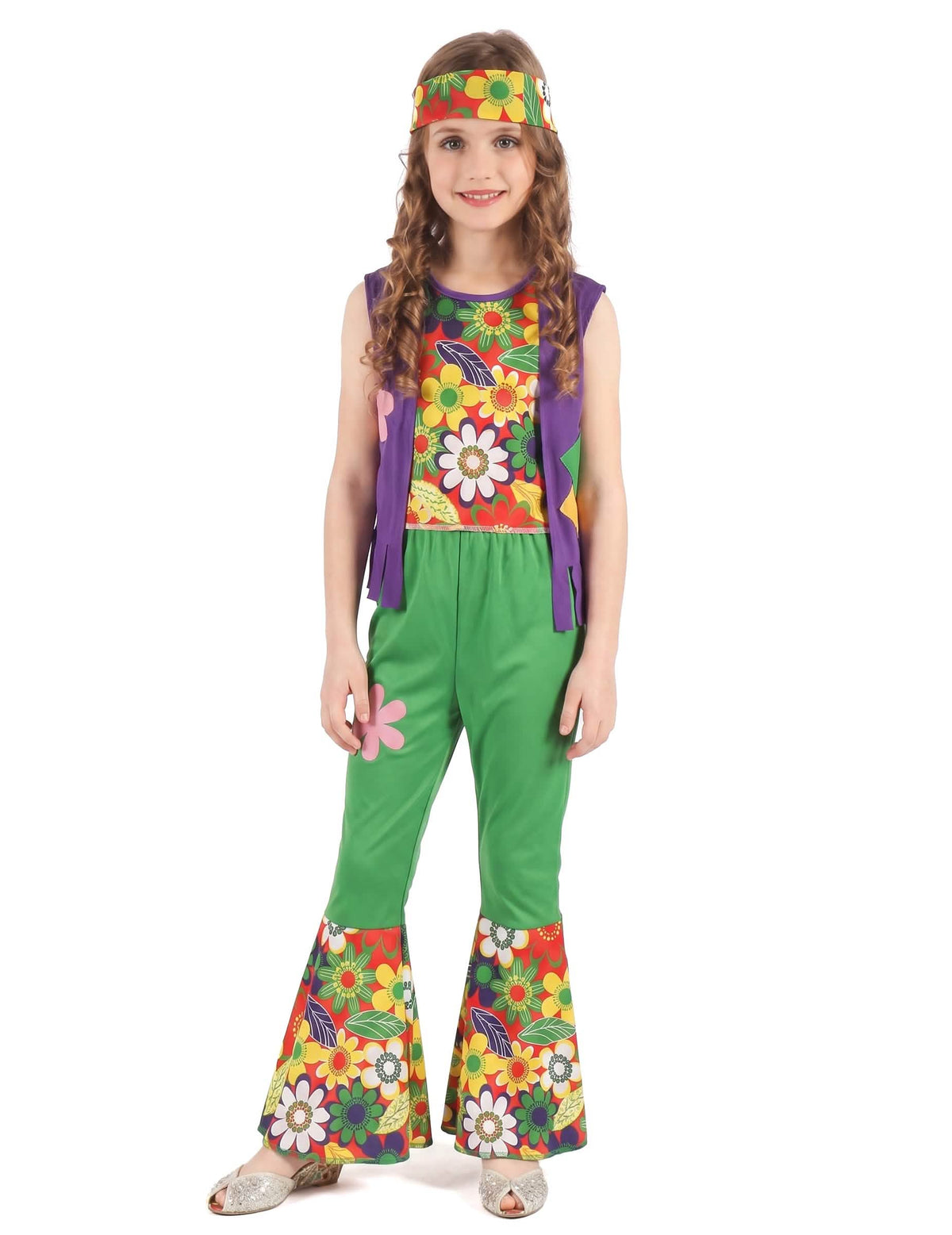Костюм на зеленото момиче на hepper flower power