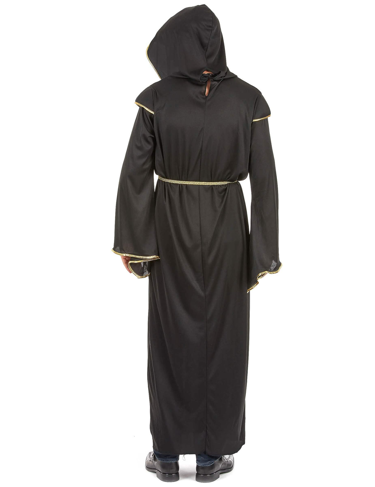 Déguisement moine noir et doré homme