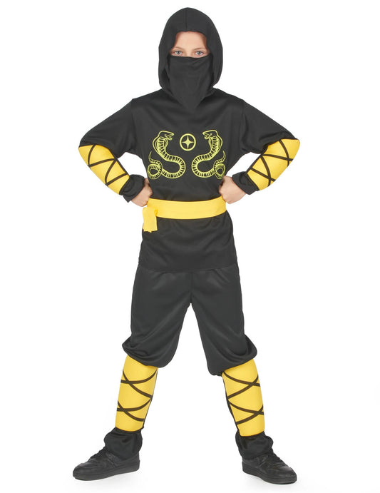 Vue de face du déguisement de ninja