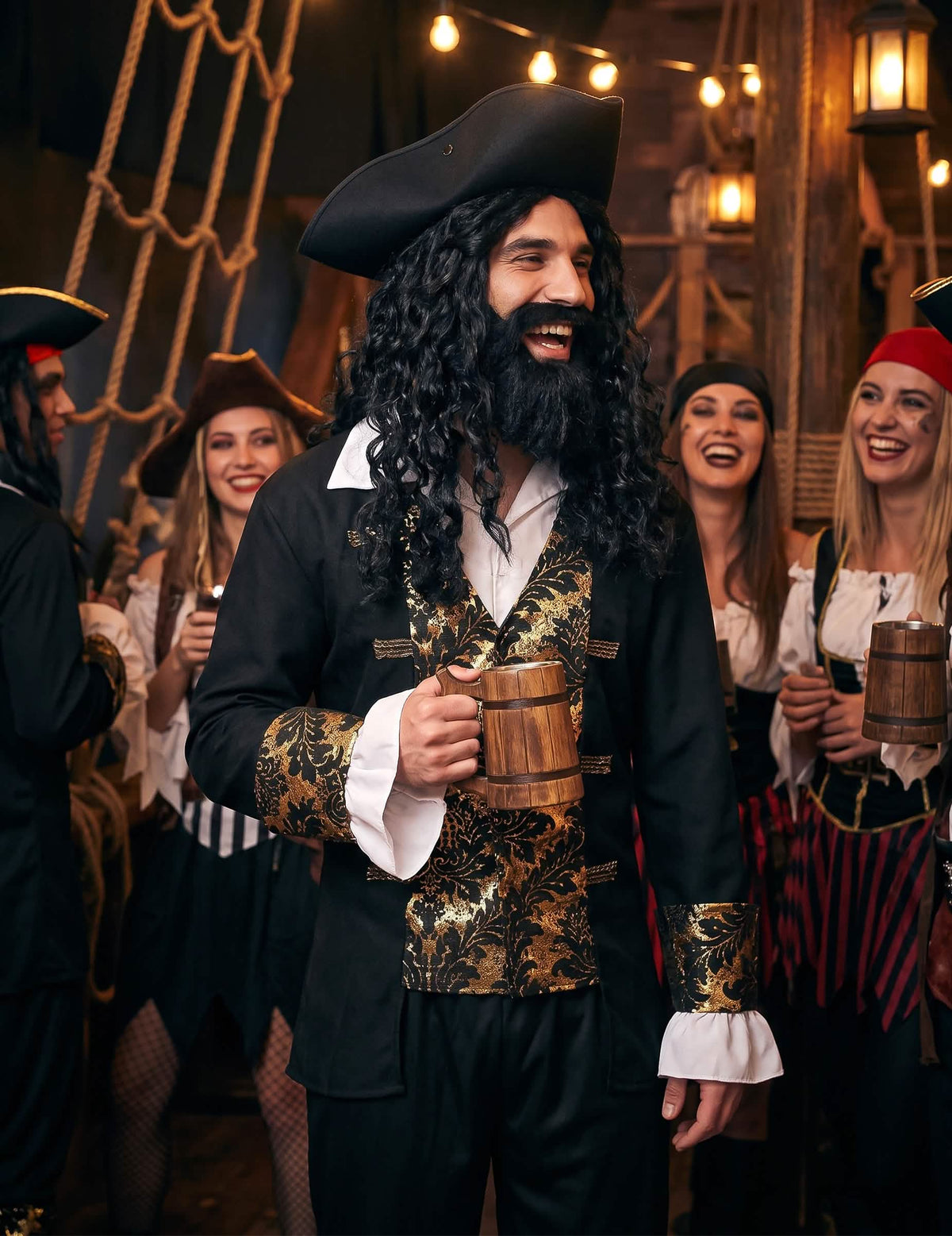 Déguisement pirate à motif homme