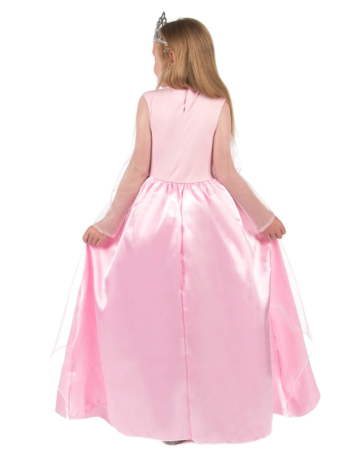 Vue de dos du déguisement de princesse pour fille