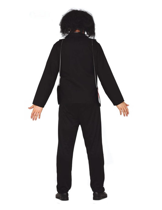 Vue de dos du déguisement de psychopathe tricycle pour homme