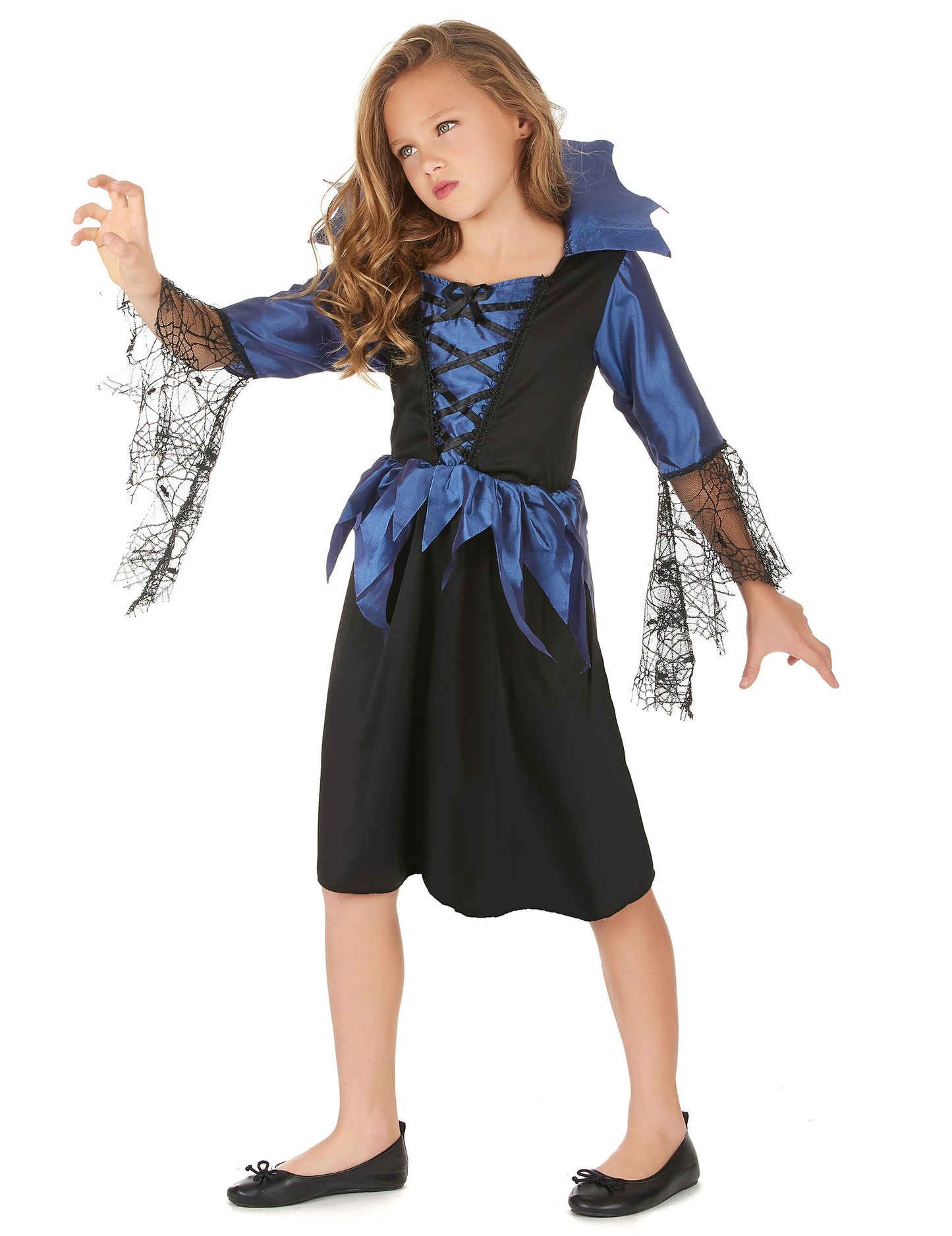 Синя костюма Queen Spider момиче