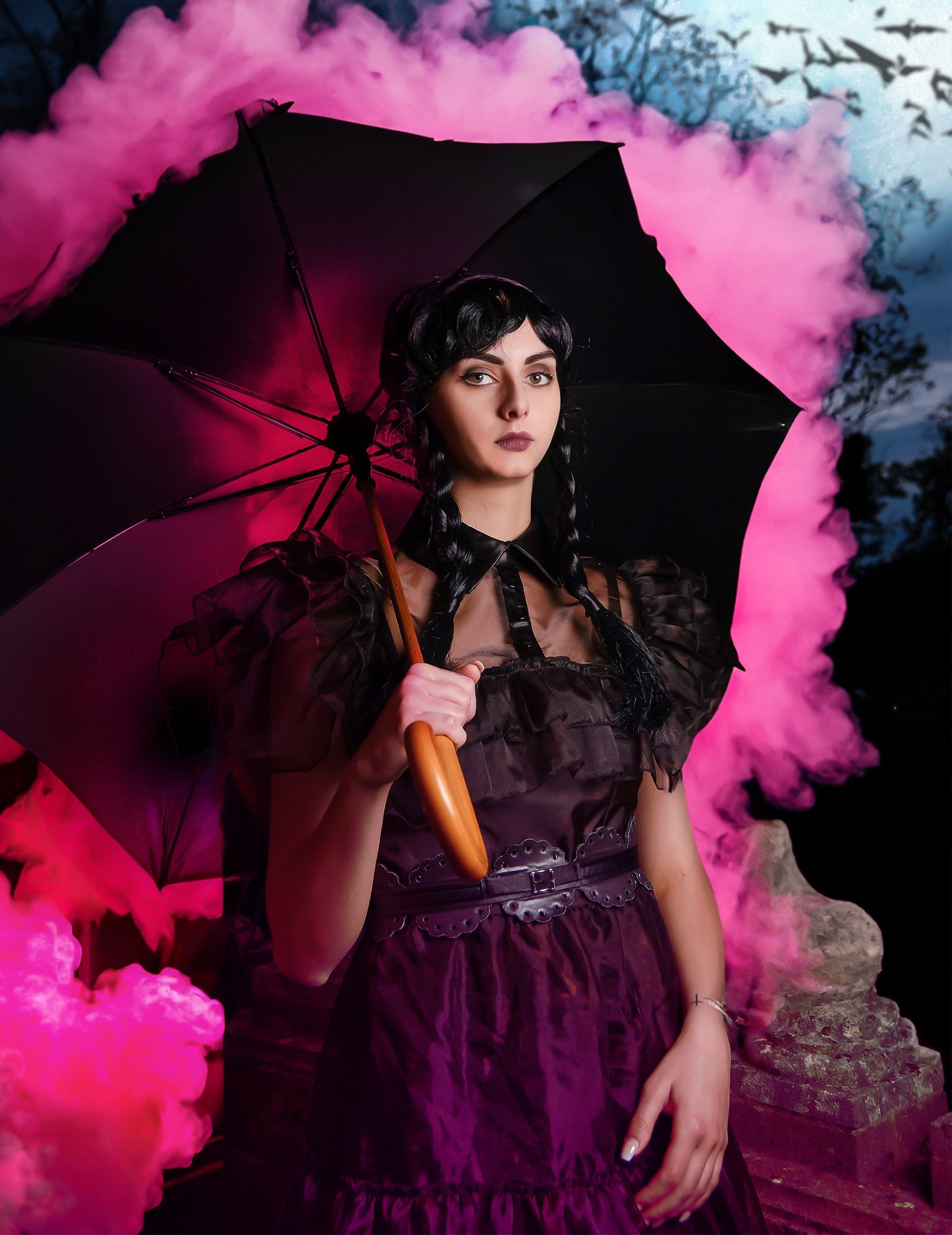 Костюм за топка рокля сряда addams жена