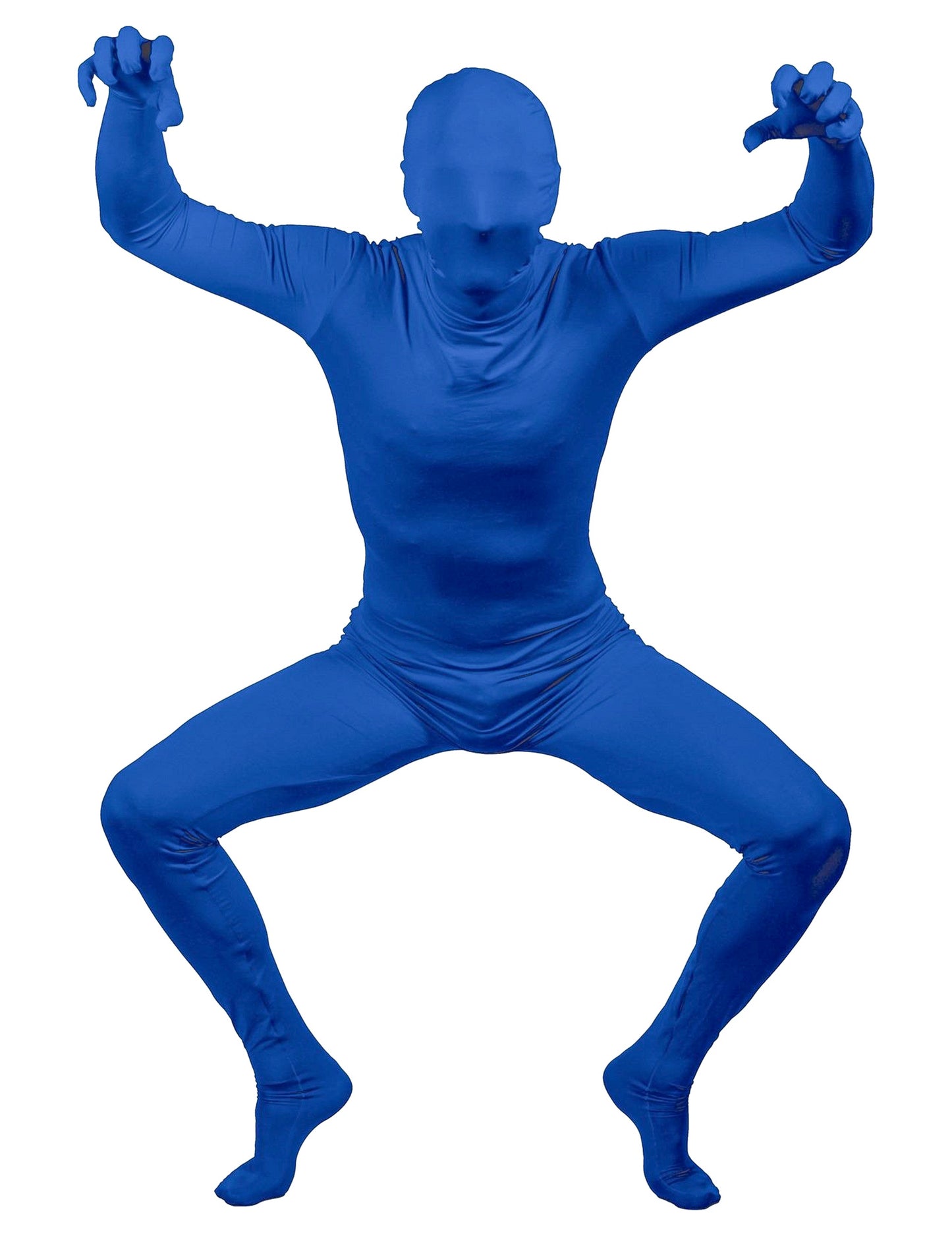 Възрастен синя втори кожен костюм