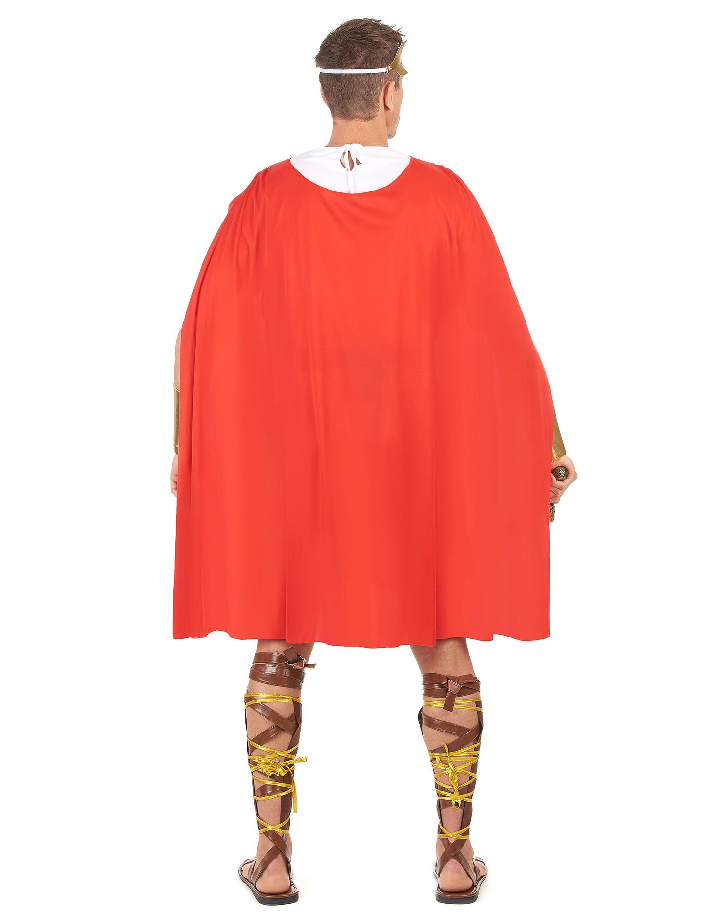 Червена пелерина на римски гладиатор за мъже