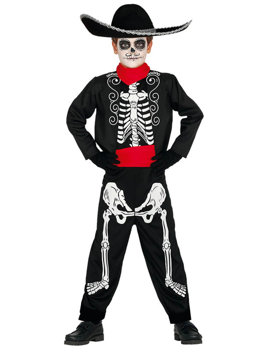 Мексикански костюм за двойка Dia de los Muertos за деца