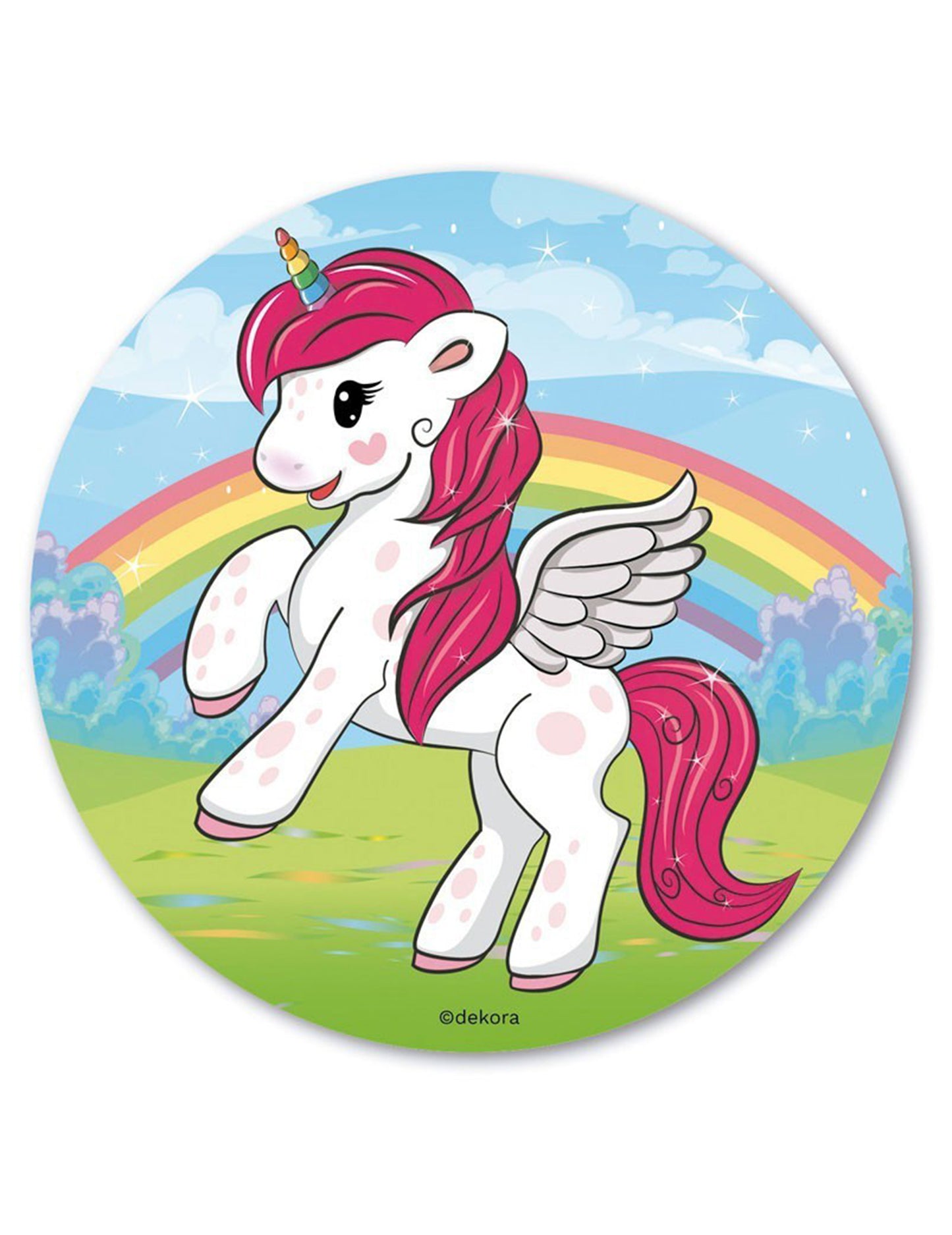 Еднорог вафли диск