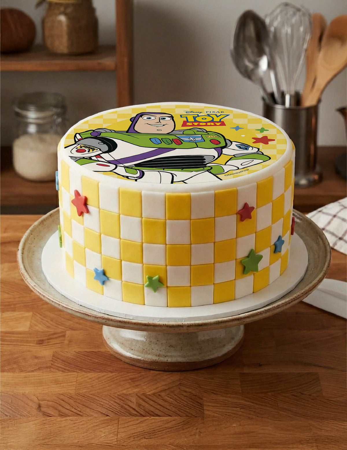 Вафлен диск за торта Баз Светкавицата Toy Story™ 20 см