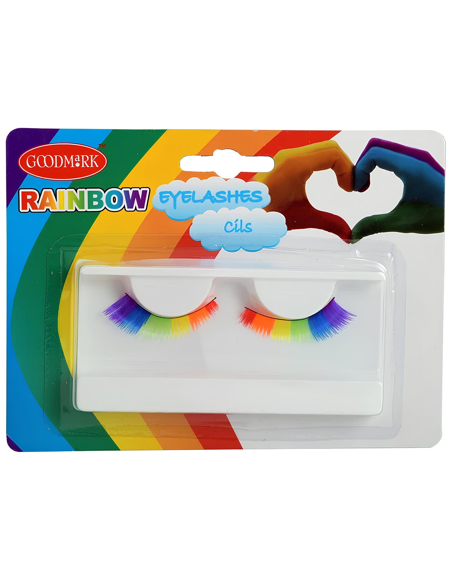 Фалшиви многоцветни къси мигли за възрастни