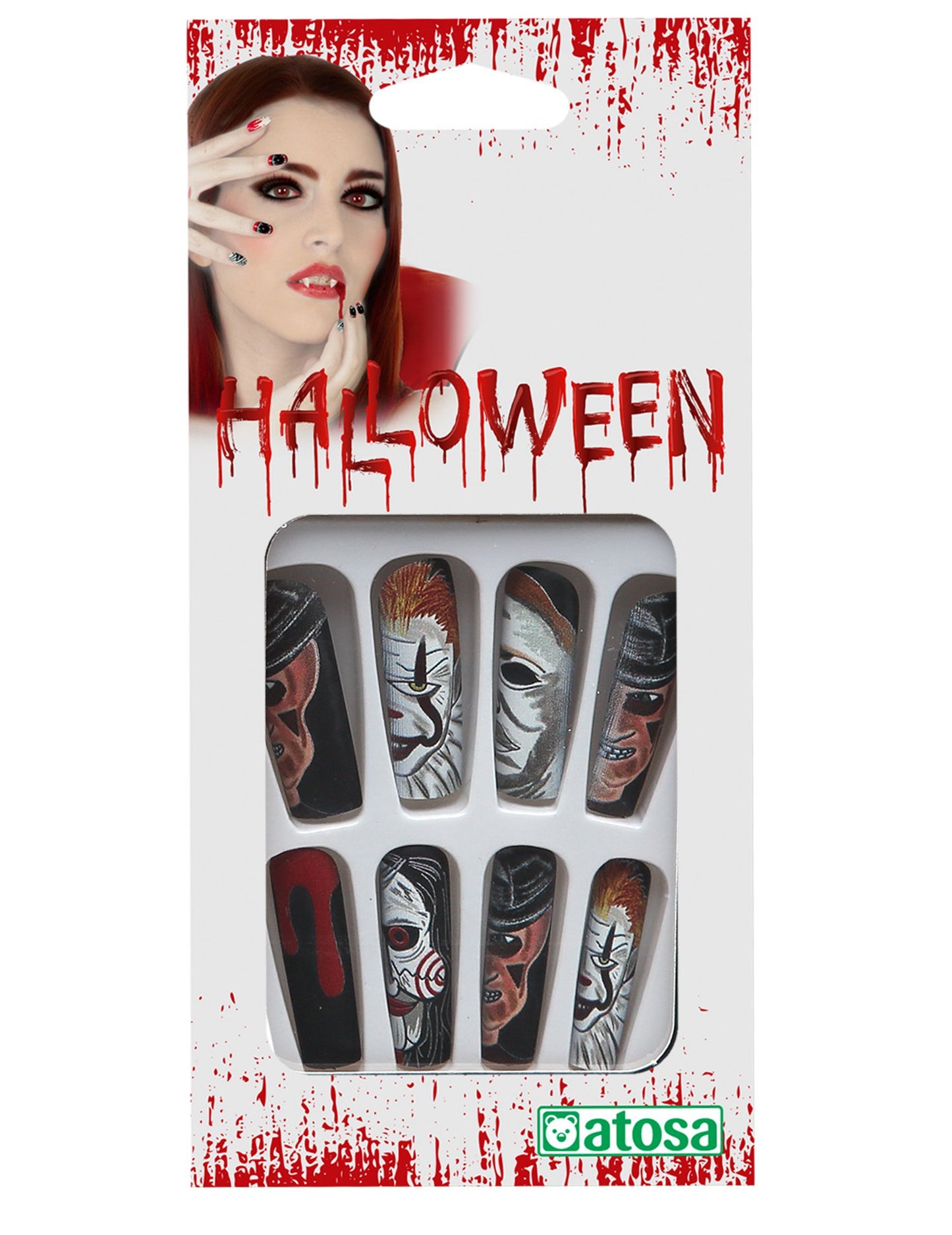 Фалшиви нокти на ужасите герои