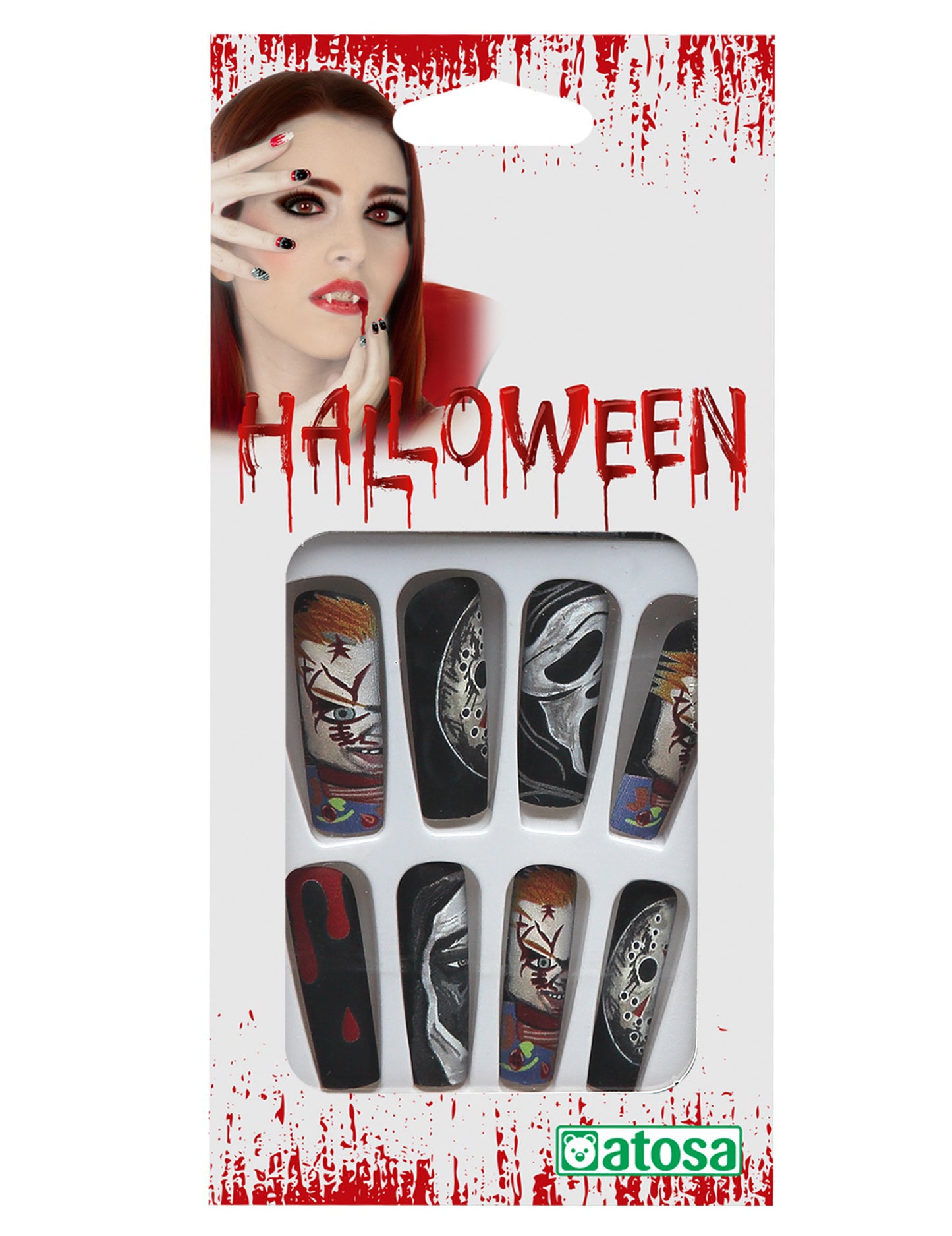 Фалшиви нокти сериен убиец от филми на ужасите