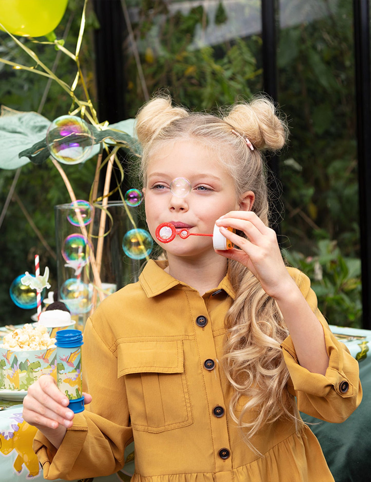 Dino Party 60 ml сапунена бутилка с балончета