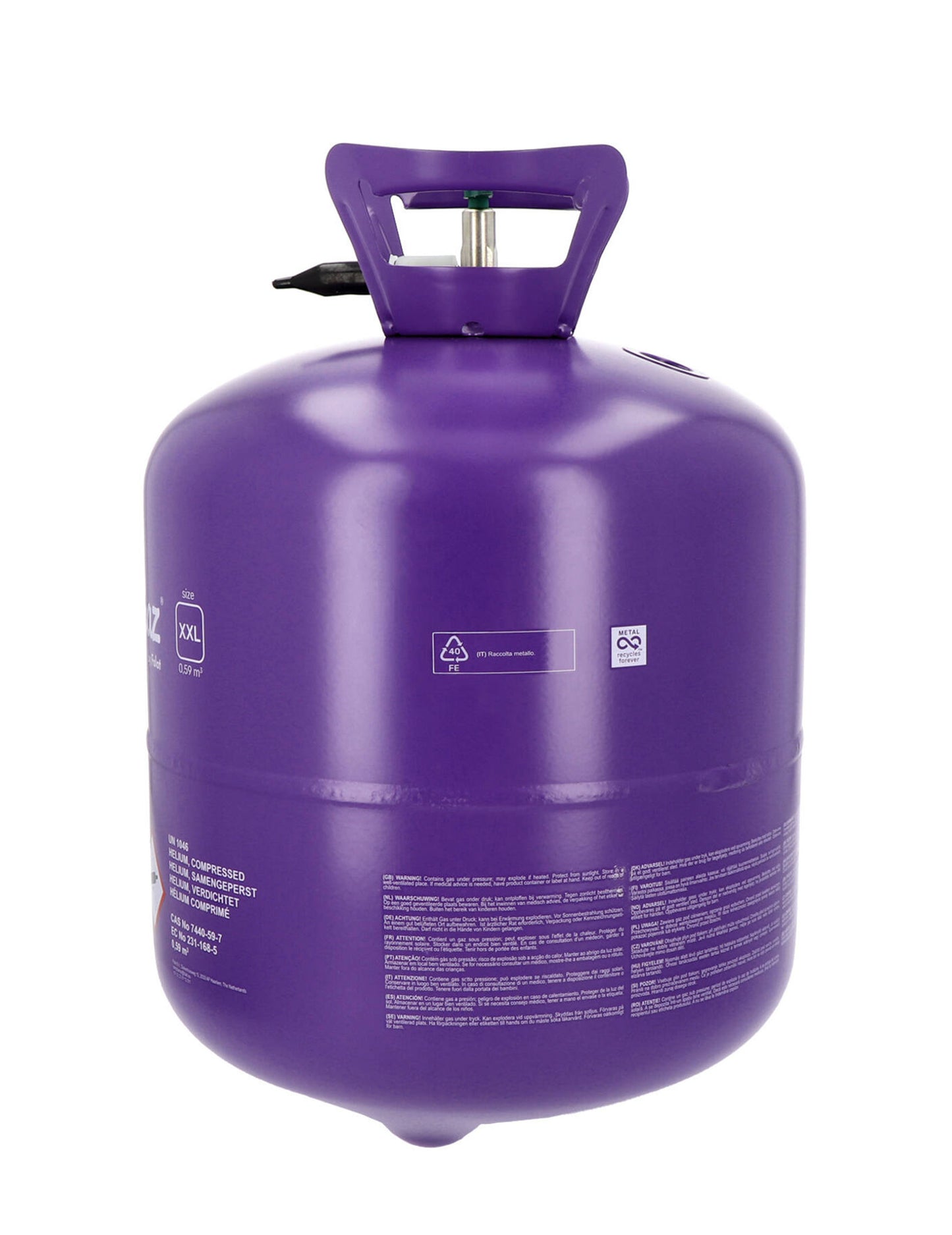 Голяма бутилка с хелий за до 85 балона