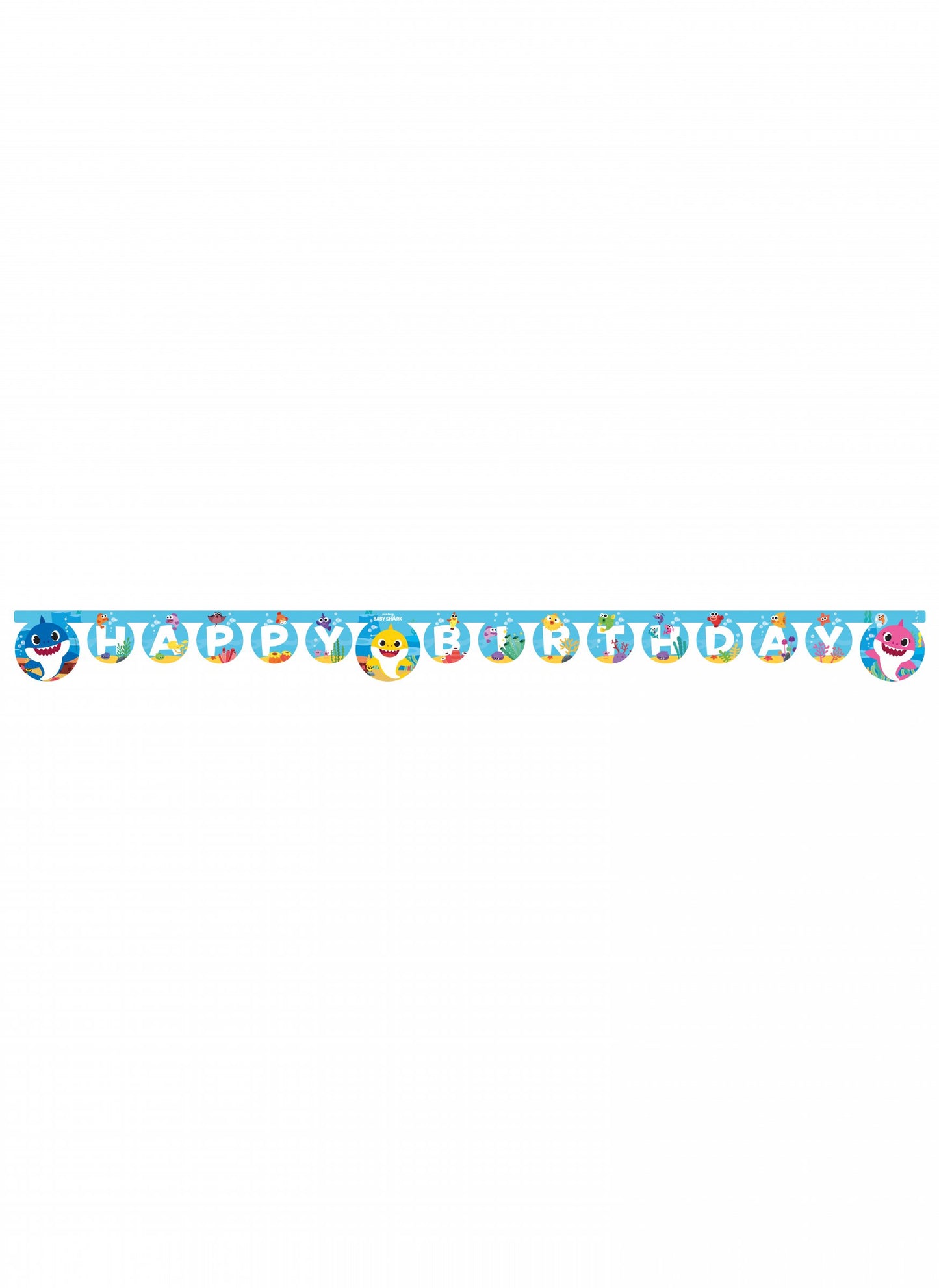 Честит рожден ден бебе акула 2 м хартиена гирлянда