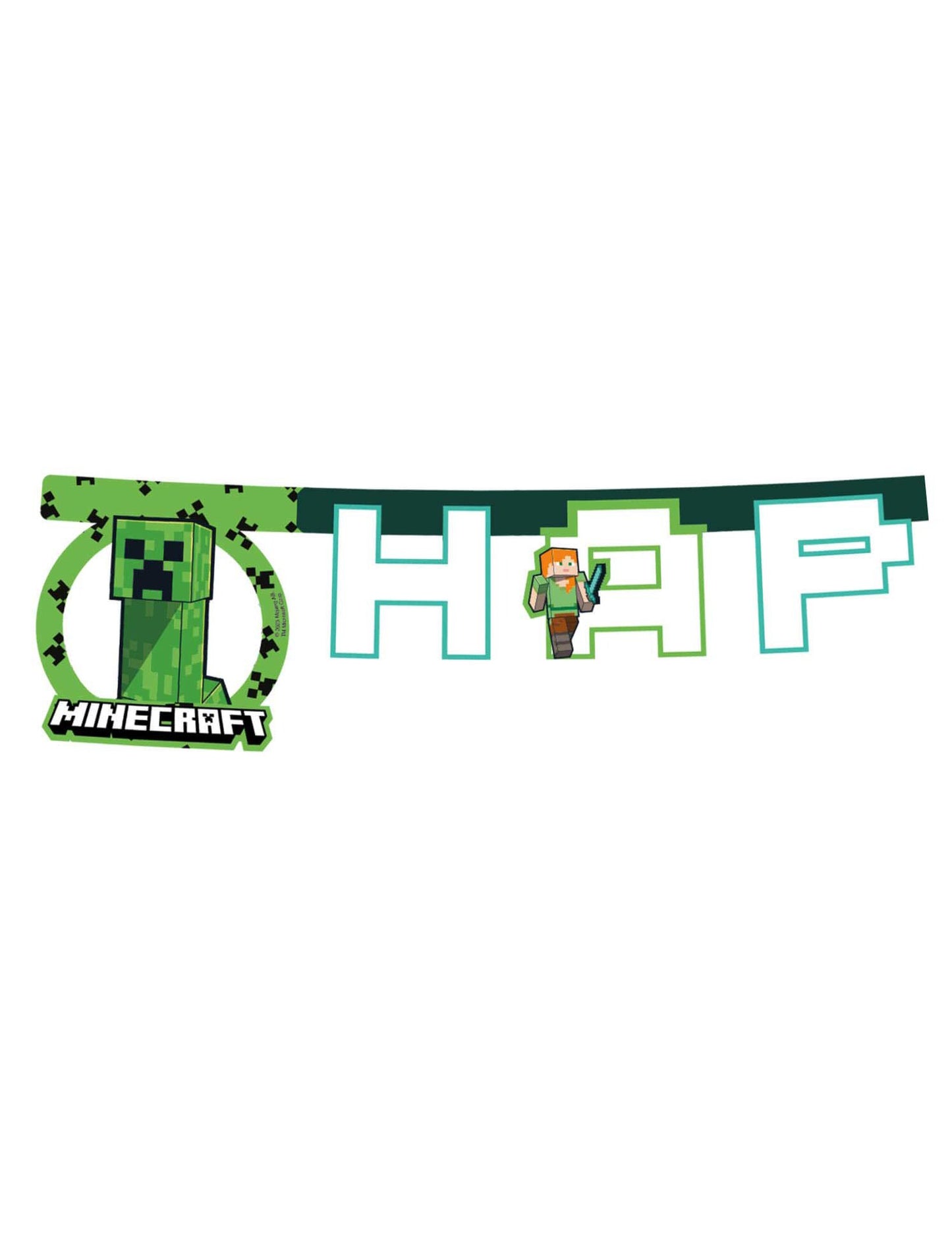Minecraft 2 m гирлянда