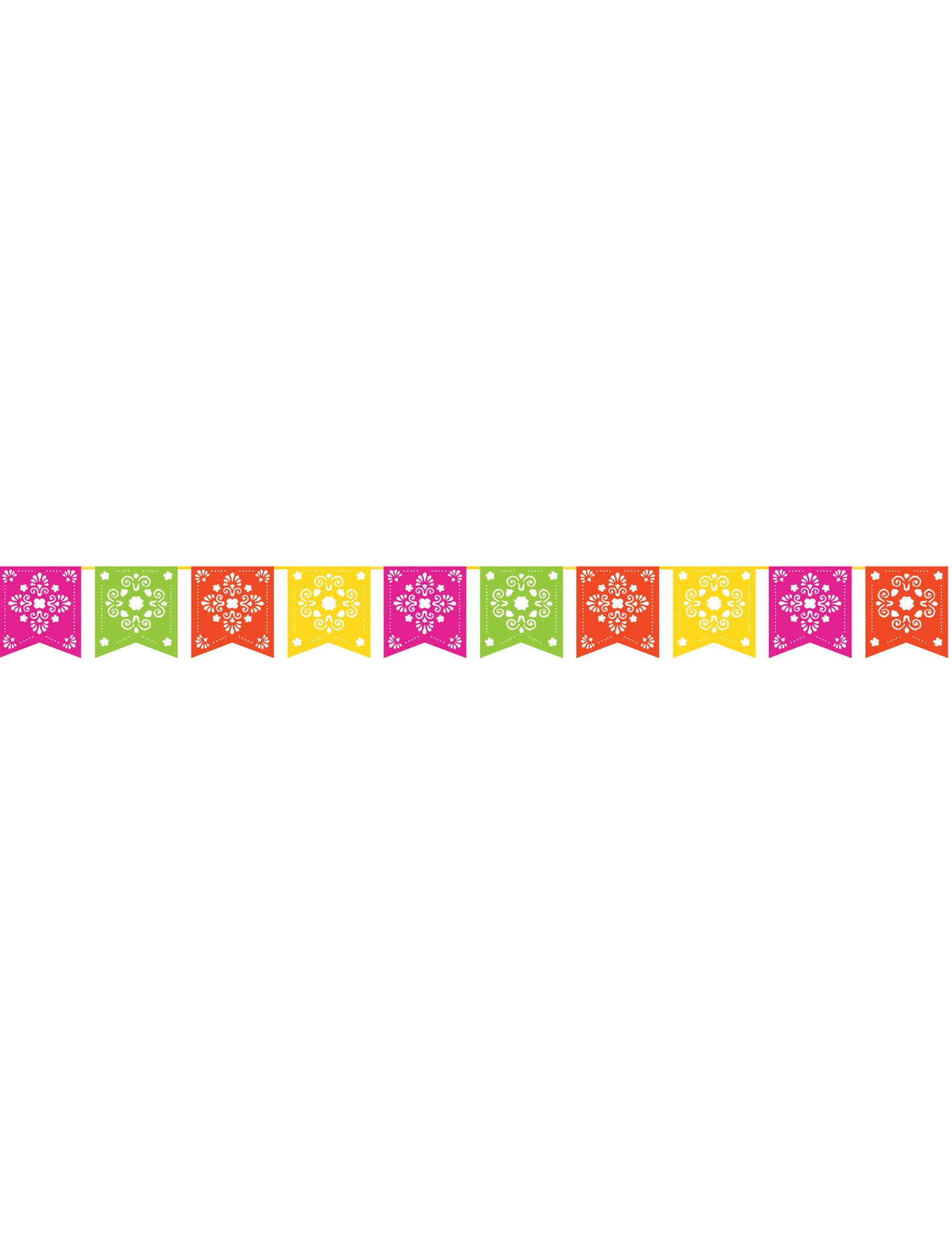 Fiesta многоцветна гирлянда 25,4 cm x 2,7 m