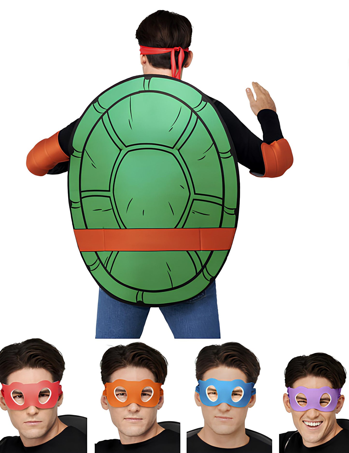 Костенурки Ninja 4 в 1 комплект за аксесоари за костюми за възрастни