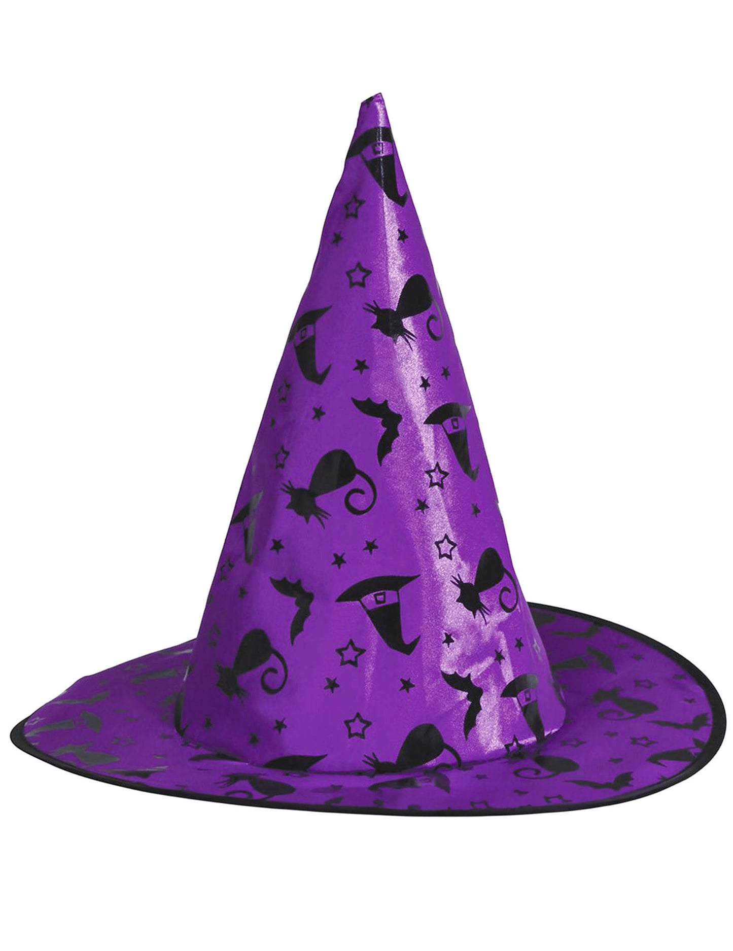 Kit cape et chapeau de sorcière lilas enfant