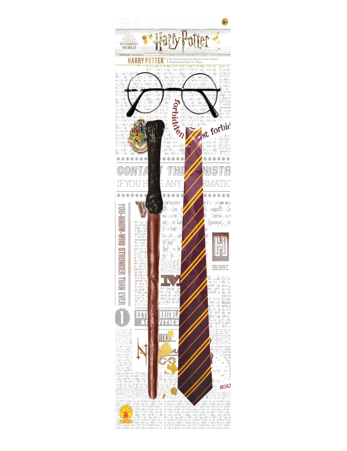 Комплект аксесоари Harry Potter за дете с пръчка очила и вратовръзка