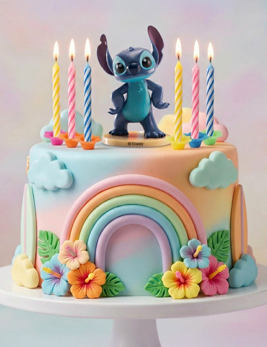 Комплект PVC фигурки Stitch™ със свещи