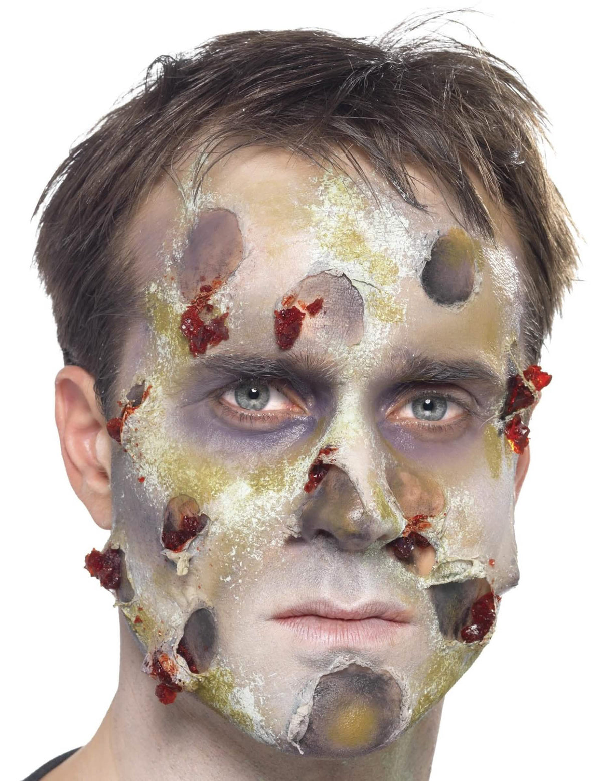 Комплект грим зомбита за възрастен с гнойни рани и кръв за halloween