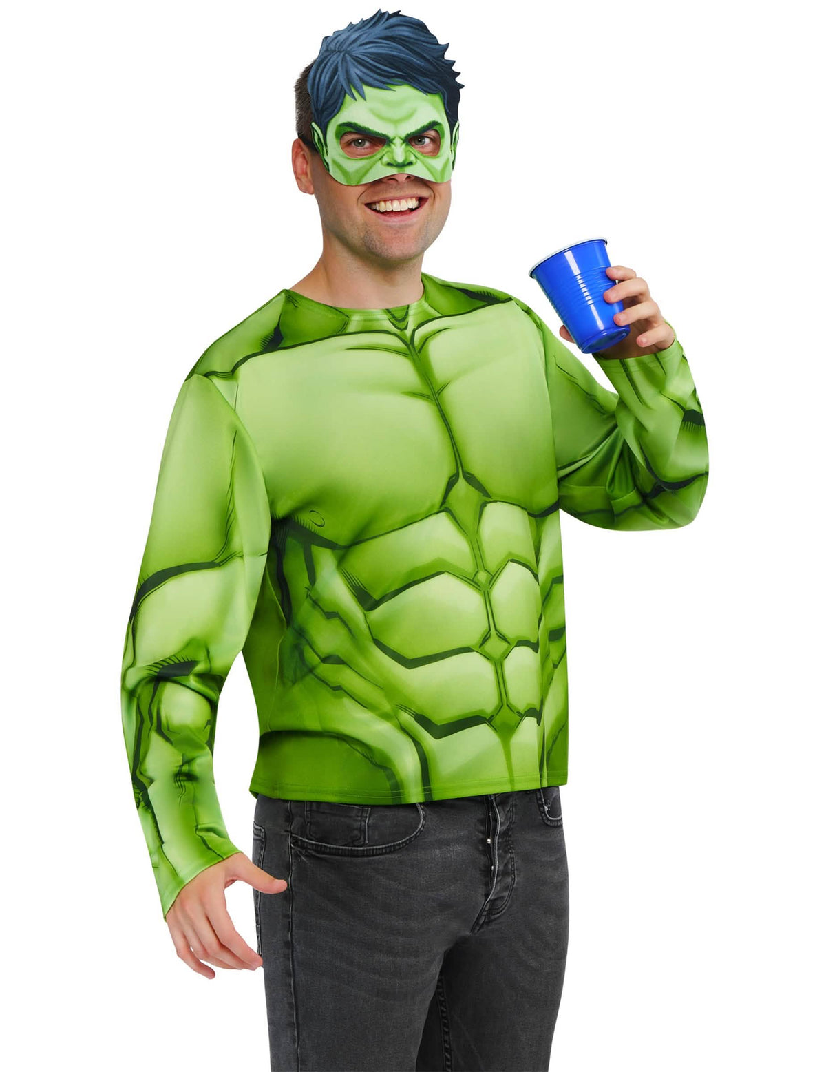 Комплект горнище и маска Hulk™ за възрастни