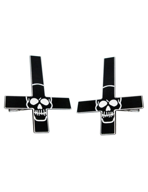 2 кръстосан череп 7 х 5 см бара