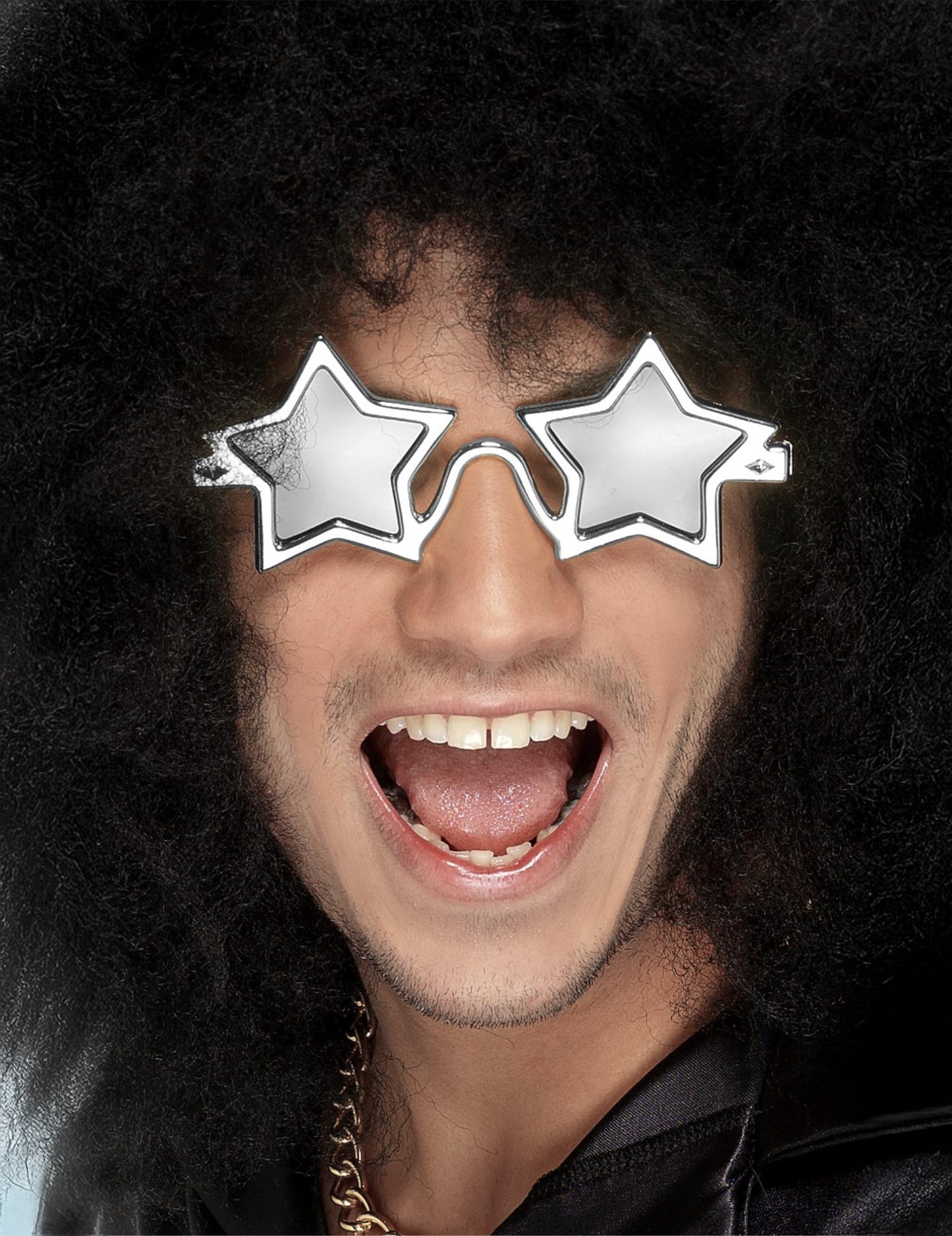 Сребърни очила за възрастни звезди