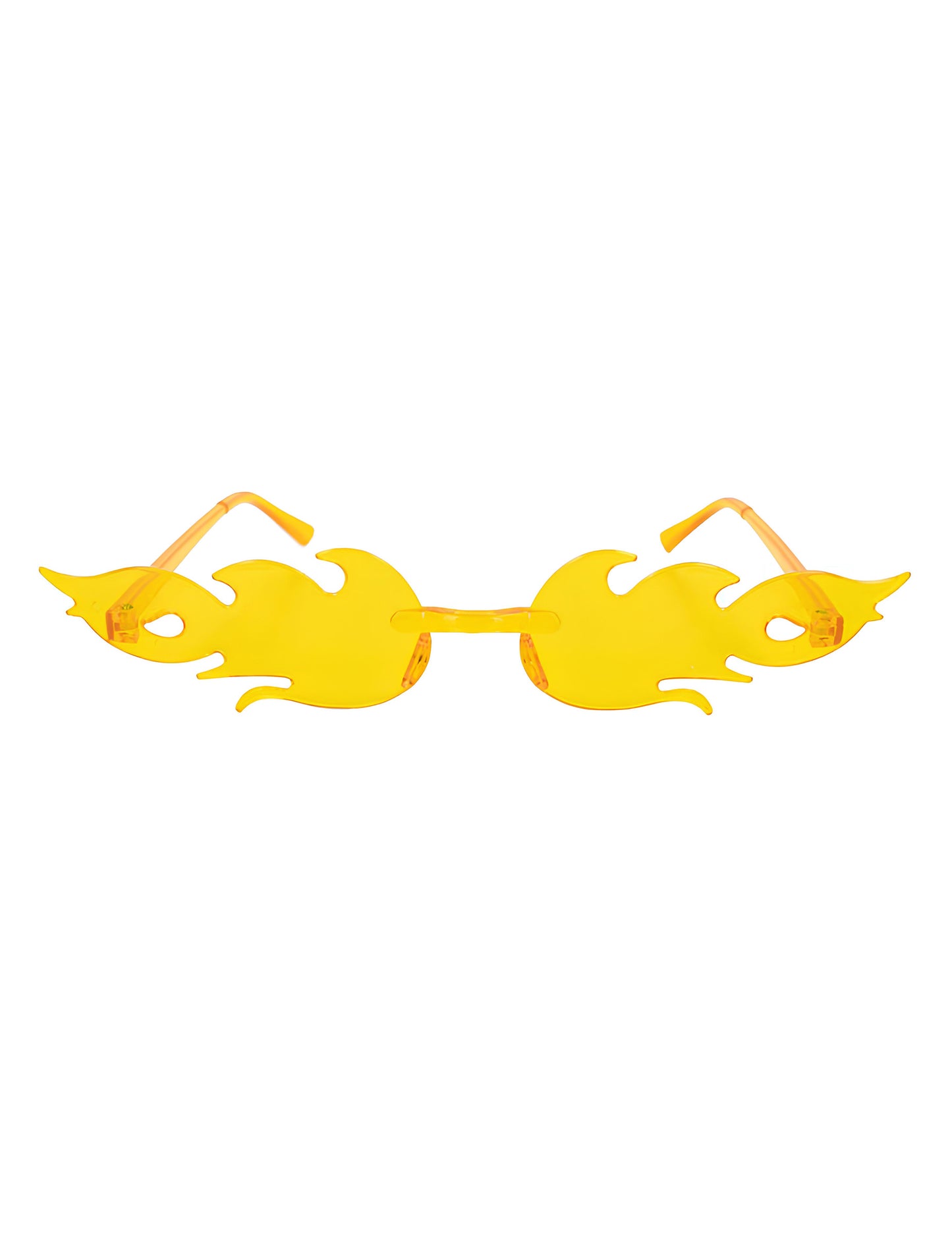 Очила за възрастни жълти пламъци