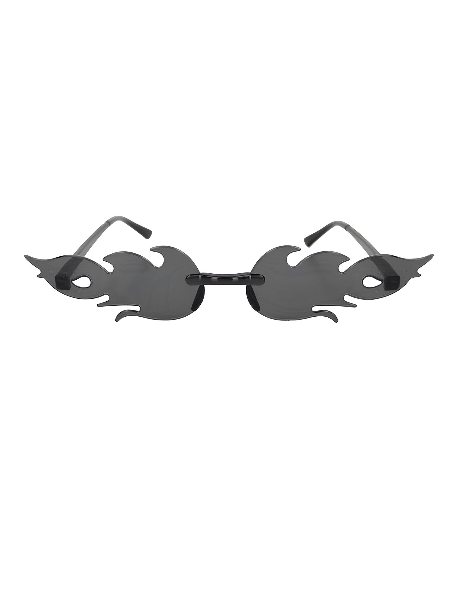 Черни очила за възрастни черни пламъци