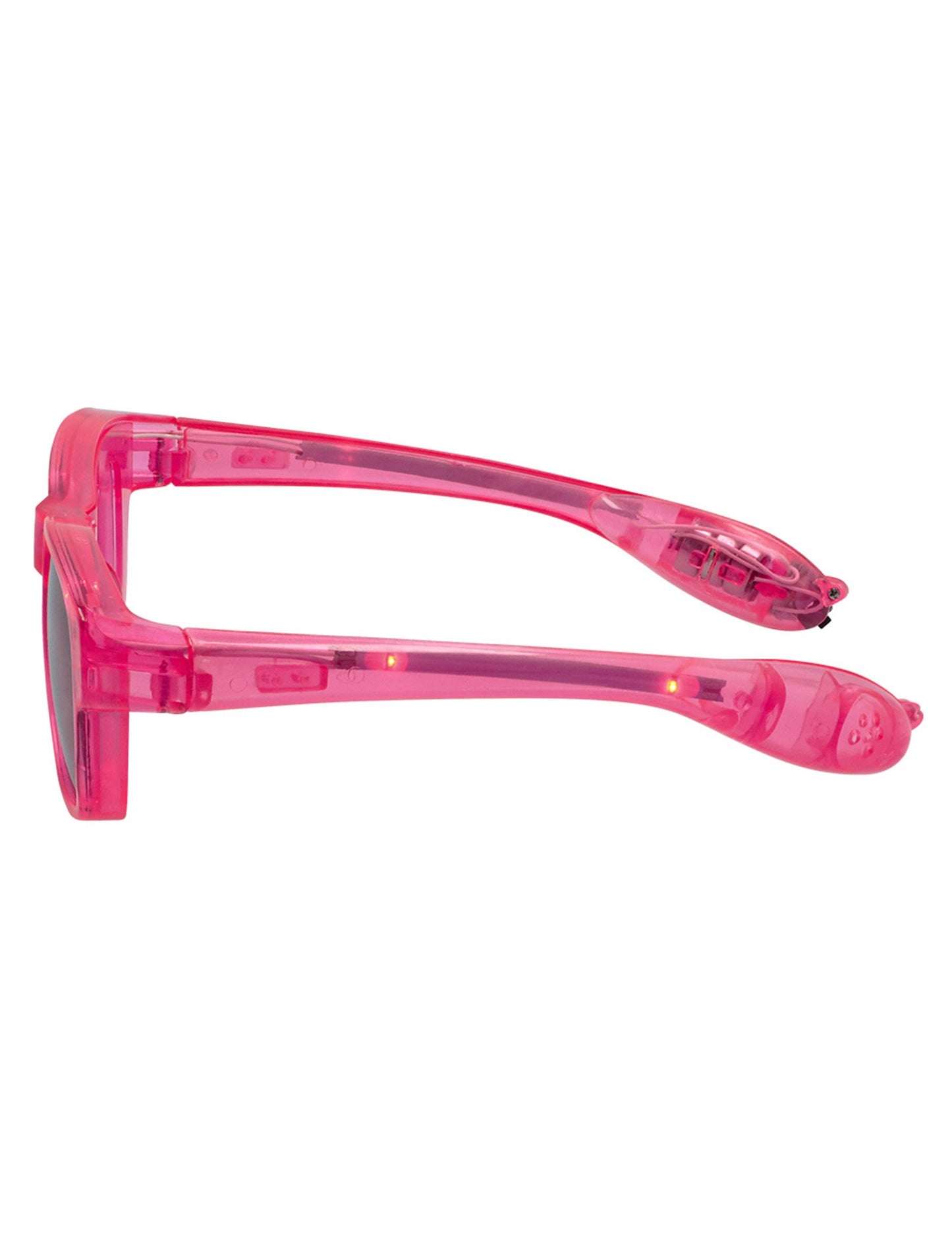 Розови светещи LED очила