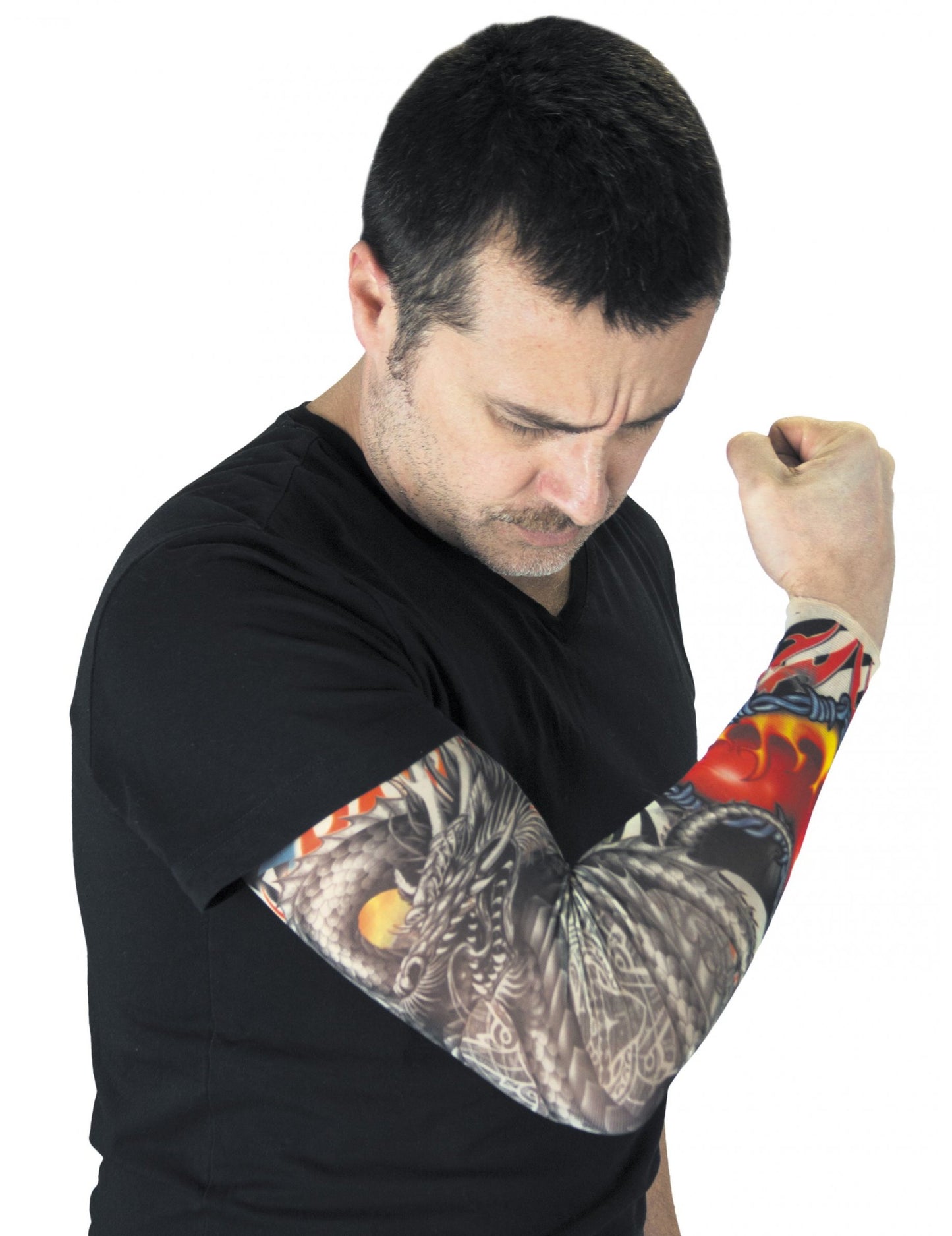 Ръкави татуировки дракон за възрастни с цветен мотив