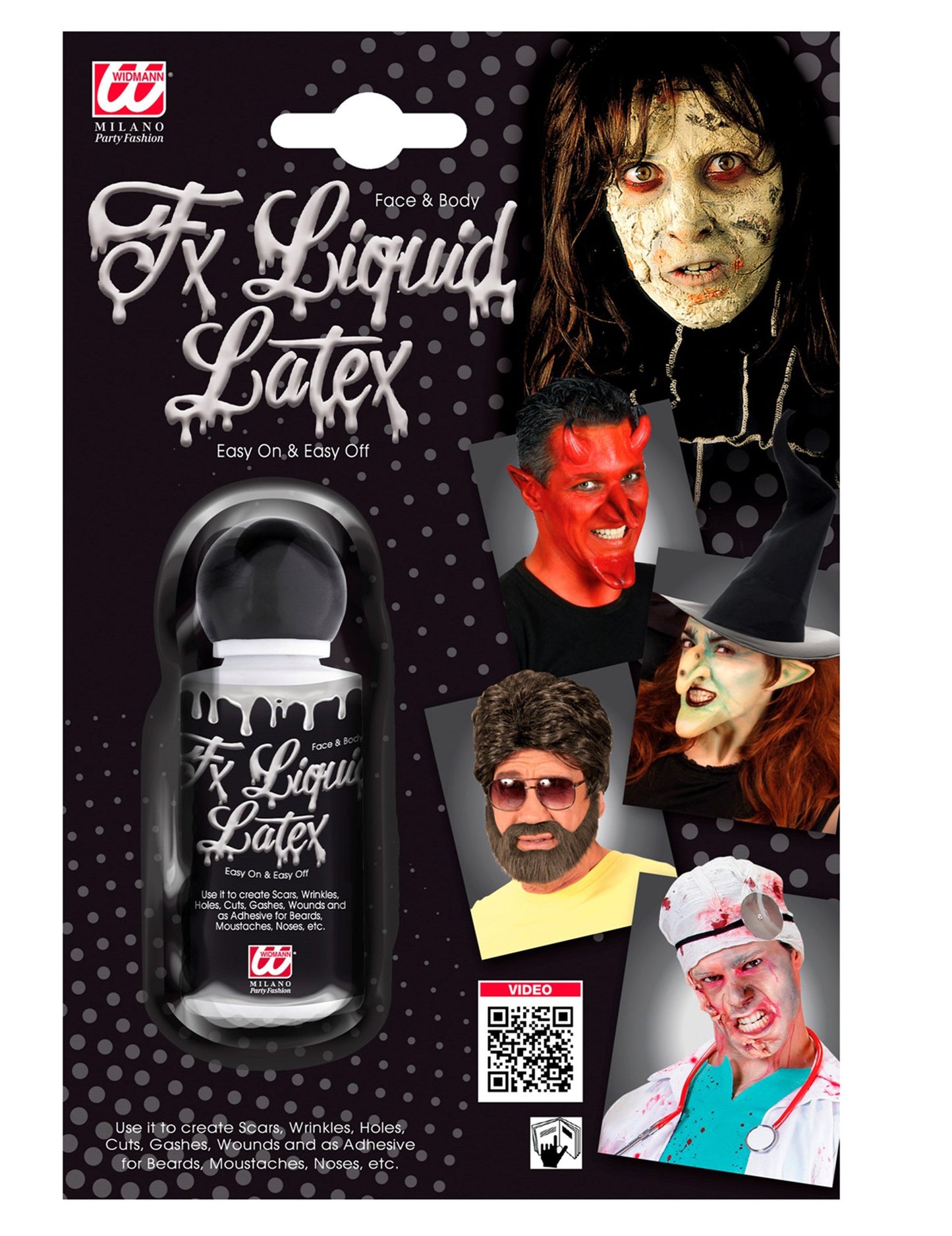 Бял течен латекс грим 20 ml