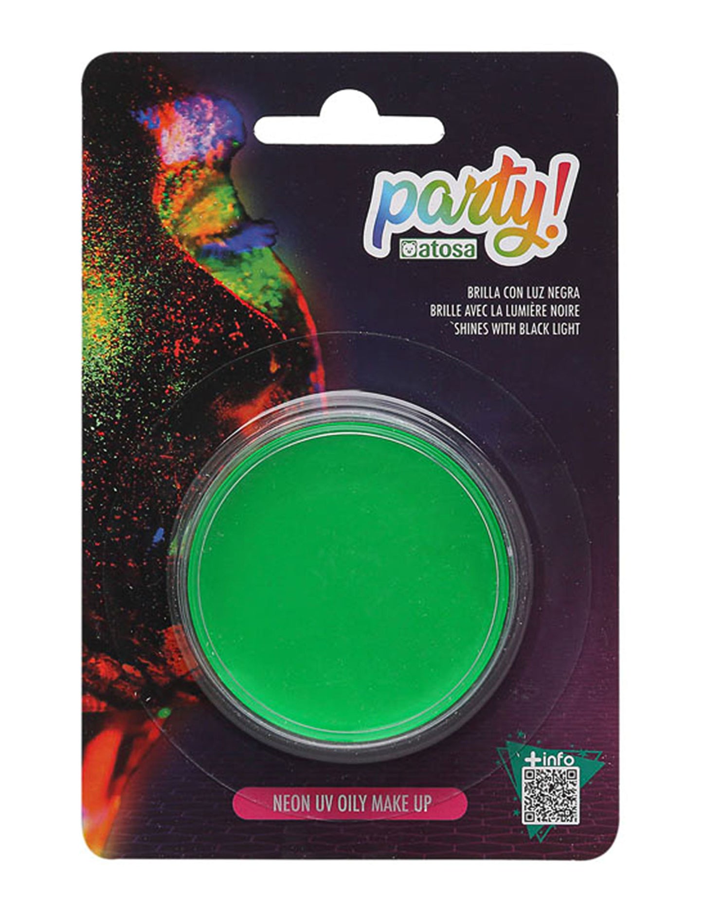 Fluo Green Neon Makeup 7.8 G