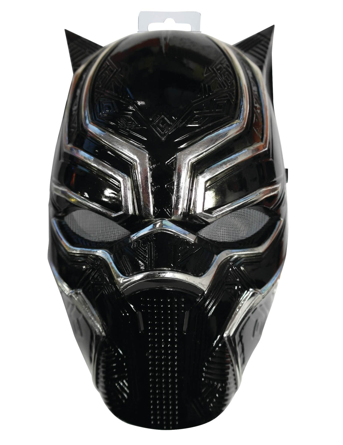 Изглед отпред на полумаската Black Panther за дете