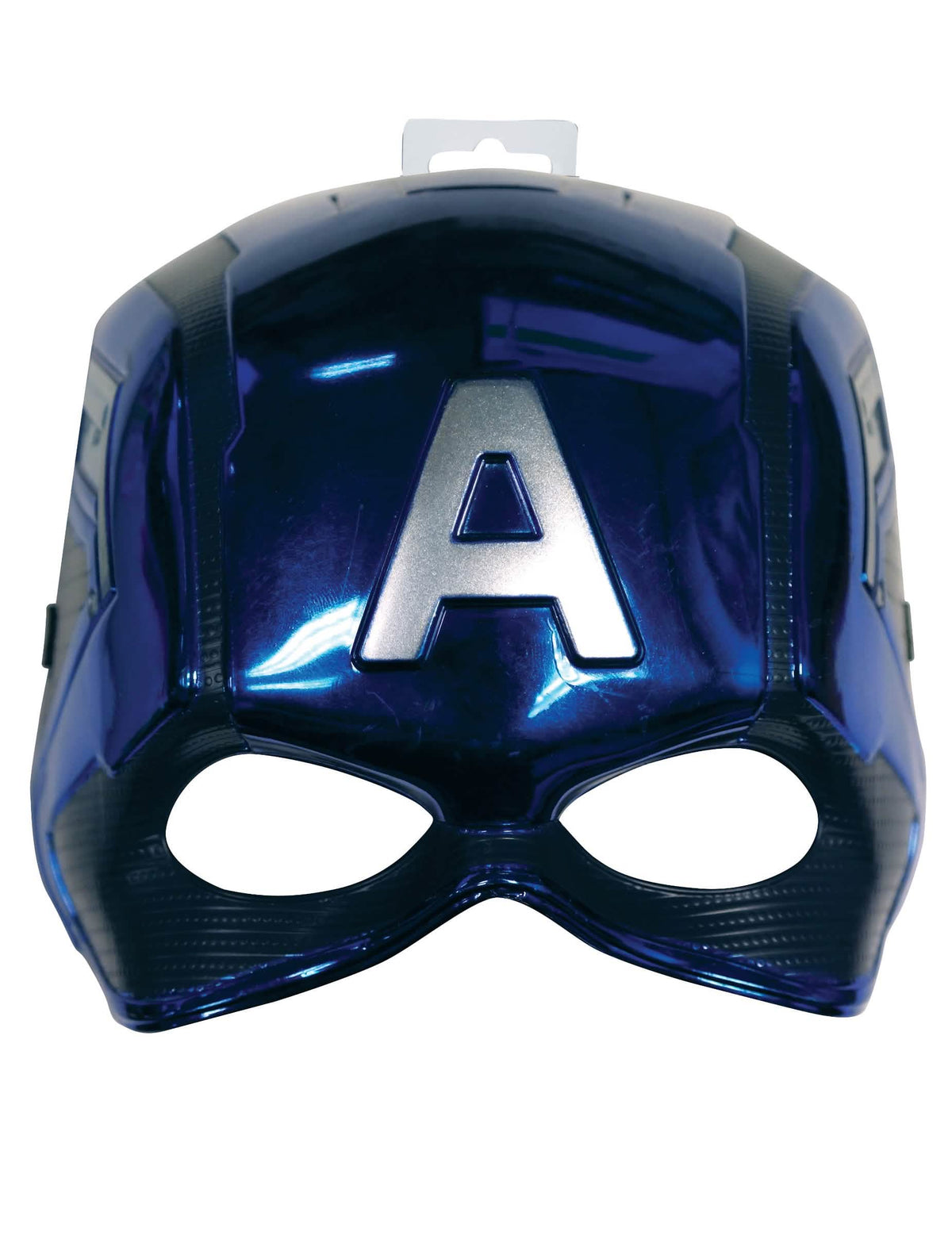Vue de face du demi-masque Captain America