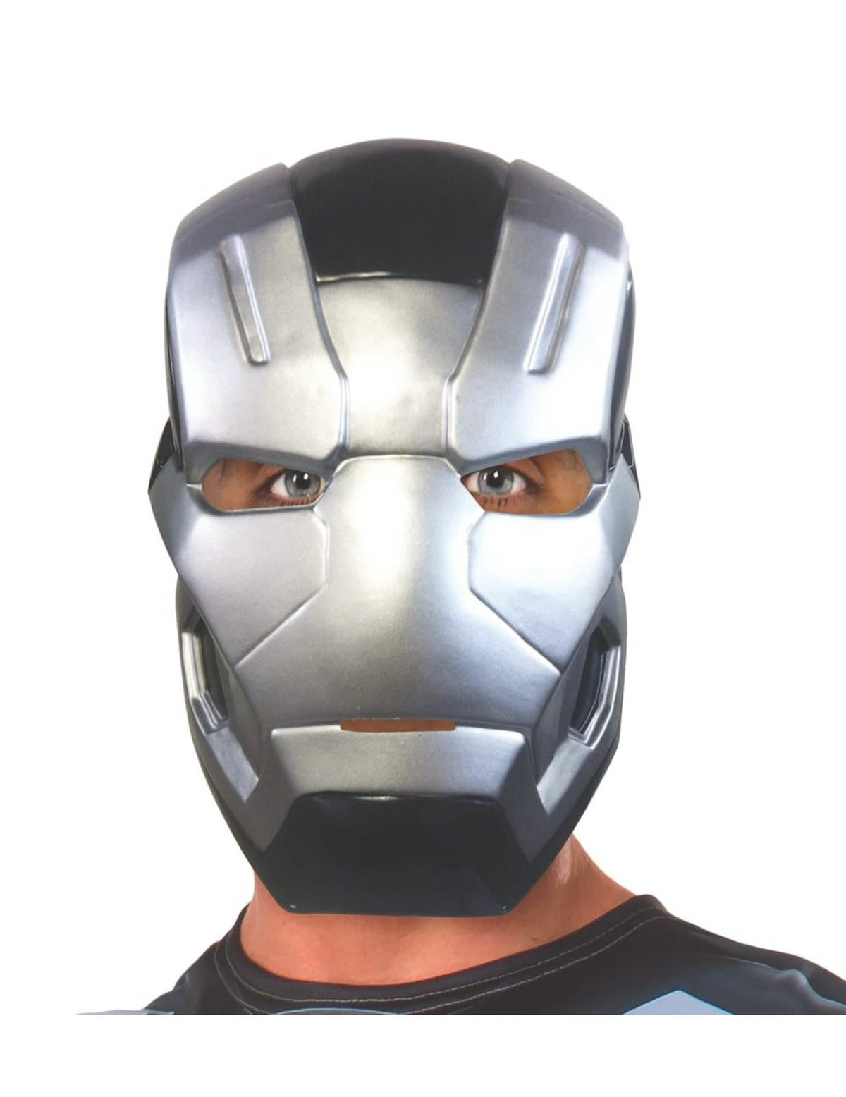 Маска 1/2 War Machine Captain America Civil War за възрастен сив, сребърен и черен