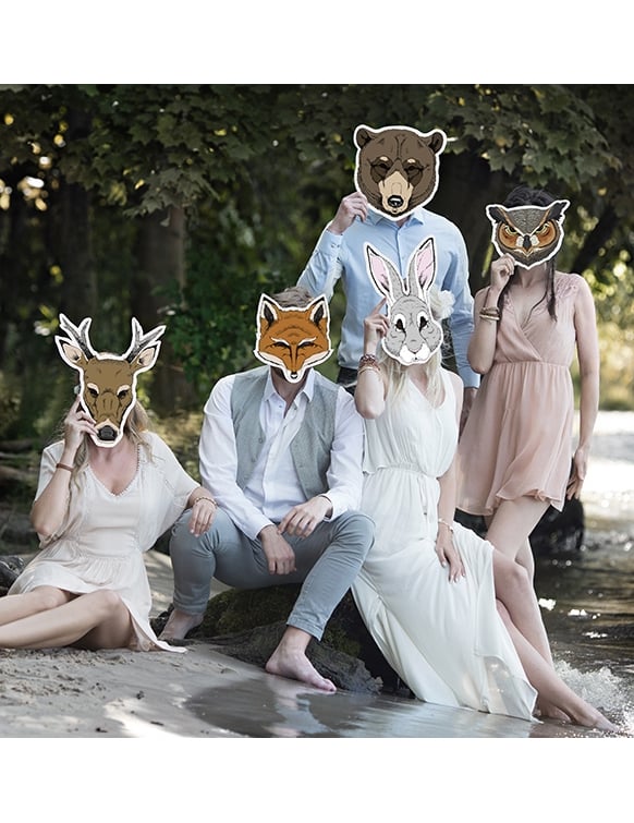 Хартиена маска заек