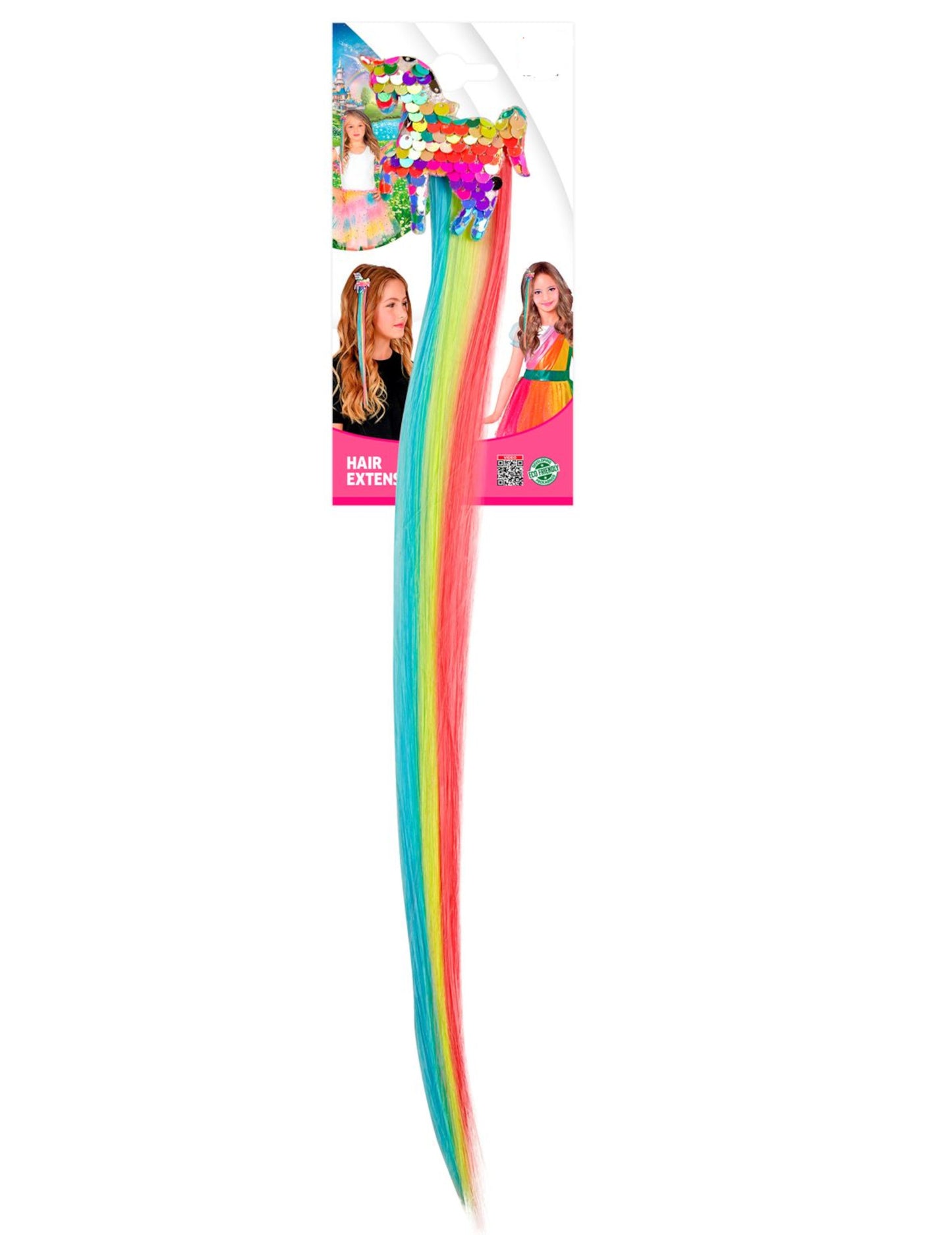 Многоцветни фитили с пайети за коса за коса