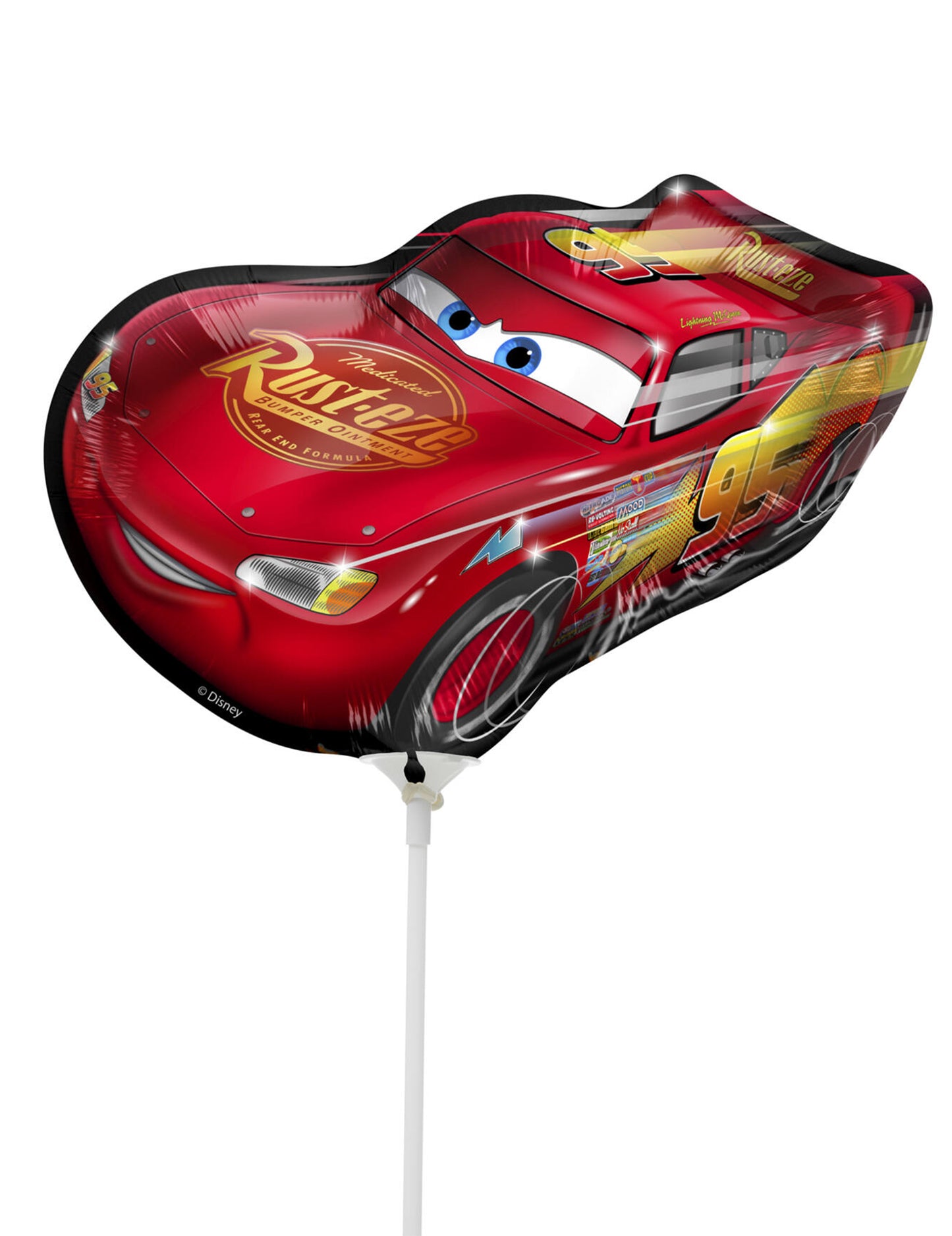 Мини алуминиев балон с форма на Колите (Cars™) 29 x 30 см
