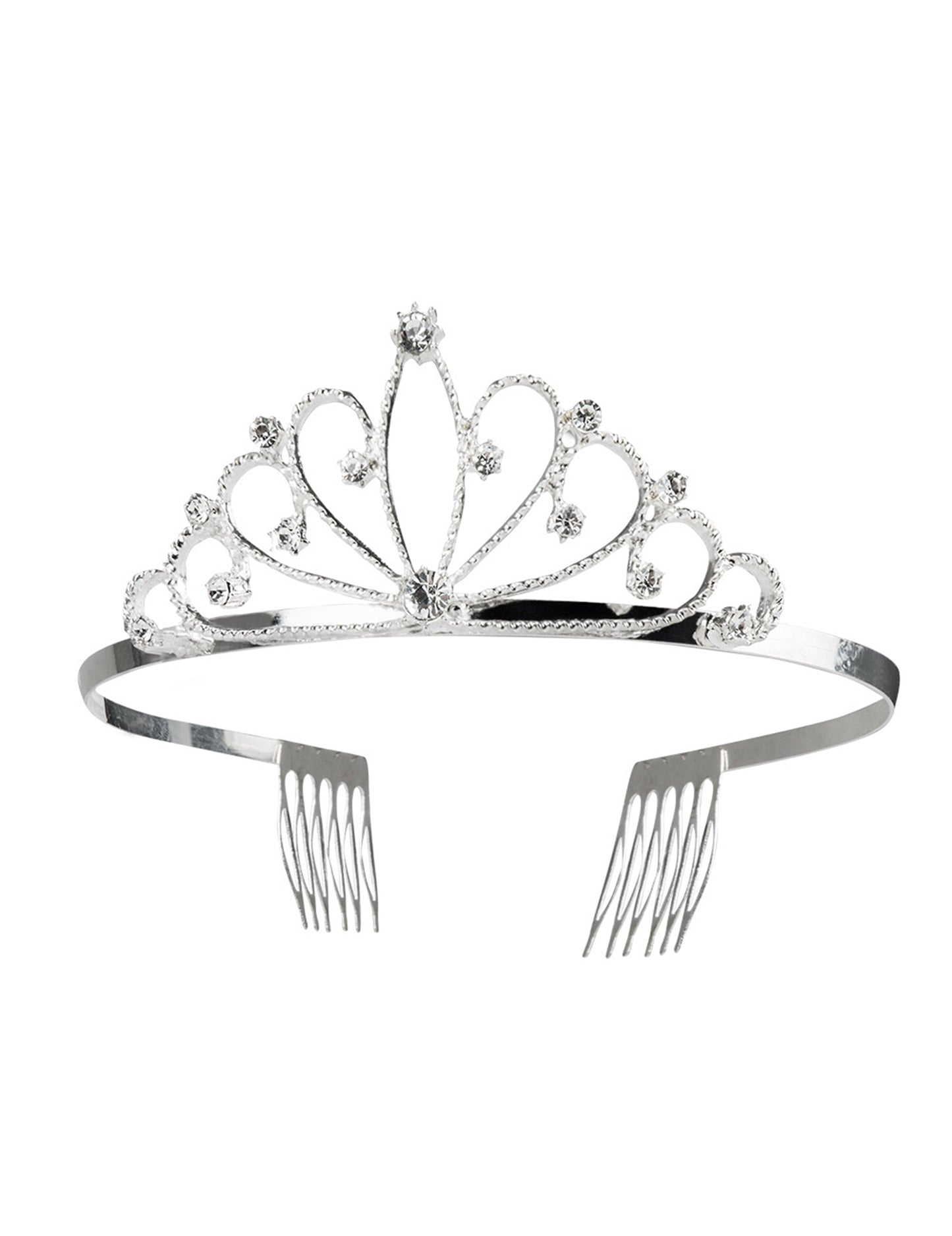 Мини сребърна корона жена